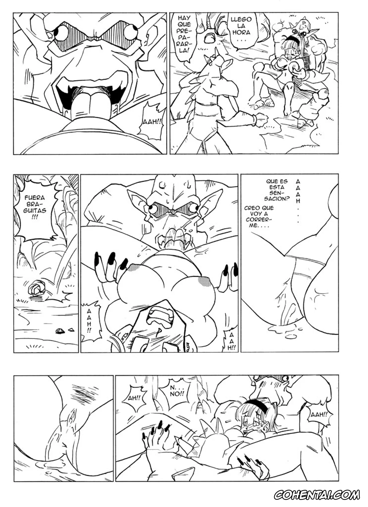 Dragon Ball hentai, Dragon Ball Z hentai, Bulma Briefs hentai, Fake Namekians (Dragon Ball Z), pagina 15