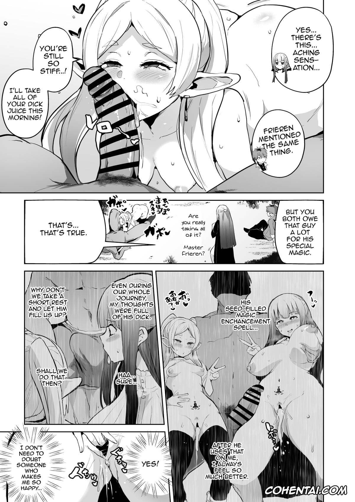 Sousou No Frieren | Frieren Beyond Journeys End xxx, Fern xxx, Frieren xxx, Joushiki Kaihen Ochiru Futari (Sousou no Frieren), pagina 4