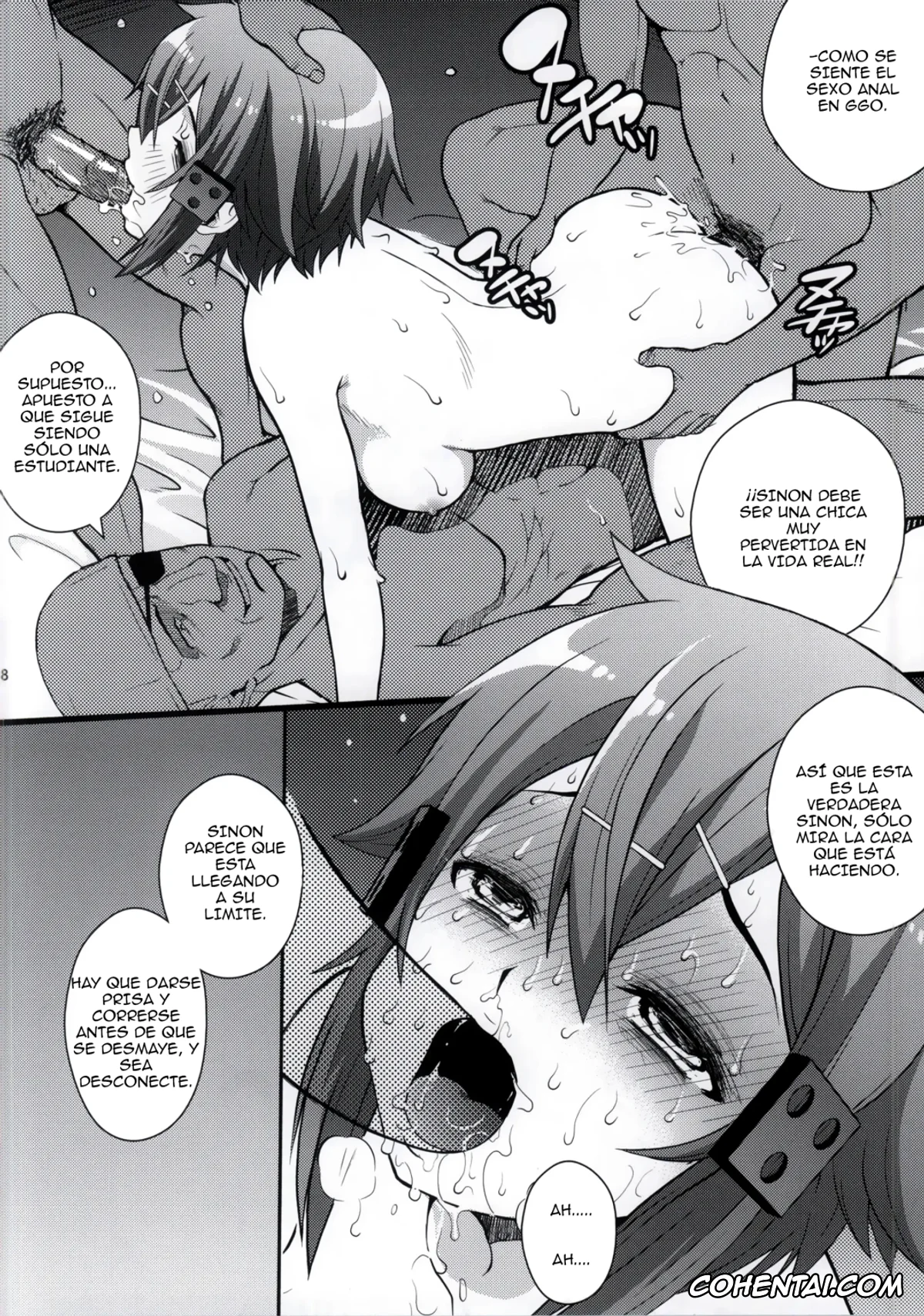 Sword Art Online porno, Shino Asada | Sinon porno, DATENSINON (Sword Art Online), pagina 5