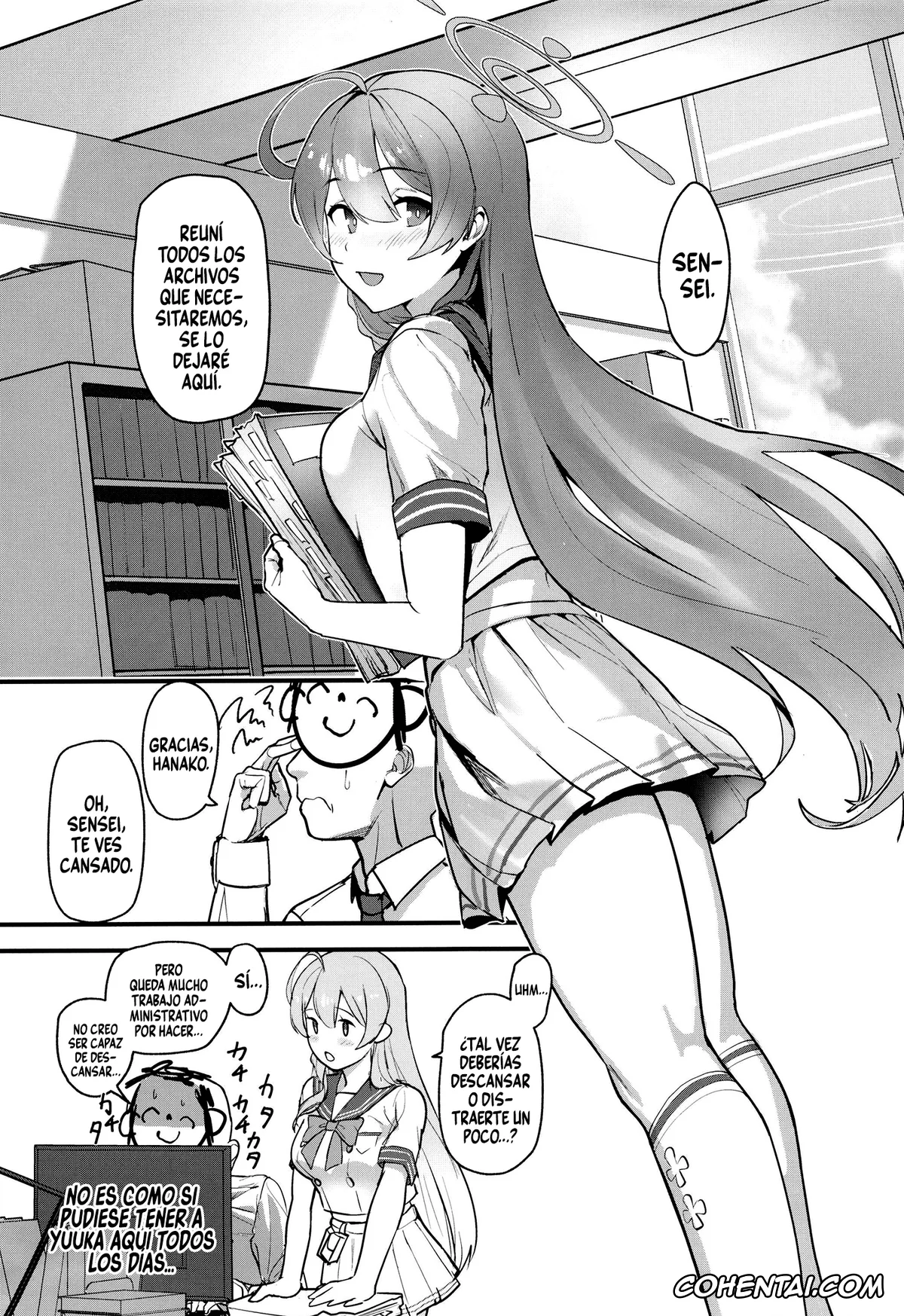 Blue Archive xxx, Hanako Urawa xxx, Sensei xxx, Aiyoku wa Muyoku ni Nitari (Blue Archive), pagina 4