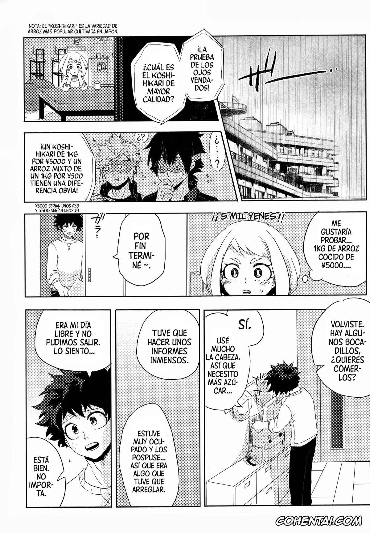 My Hero Academia | Boku No Hero Academia hentai, Izuku Midoriya hentai, Ochako Uraraka hentai, Mekakushi Tea Time (Boku no Hero Academia), pagina 3