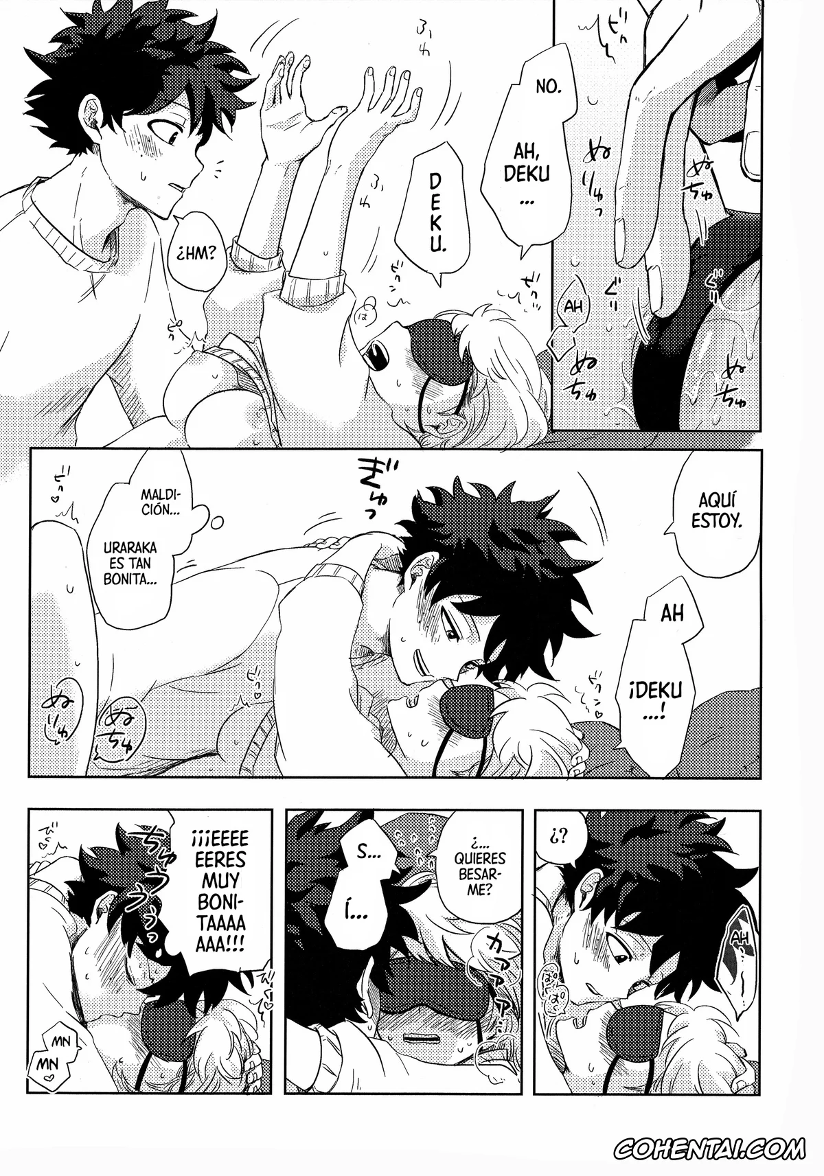 My Hero Academia | Boku No Hero Academia hentai, Izuku Midoriya hentai, Ochako Uraraka hentai, Mekakushi Tea Time (Boku no Hero Academia), pagina 12
