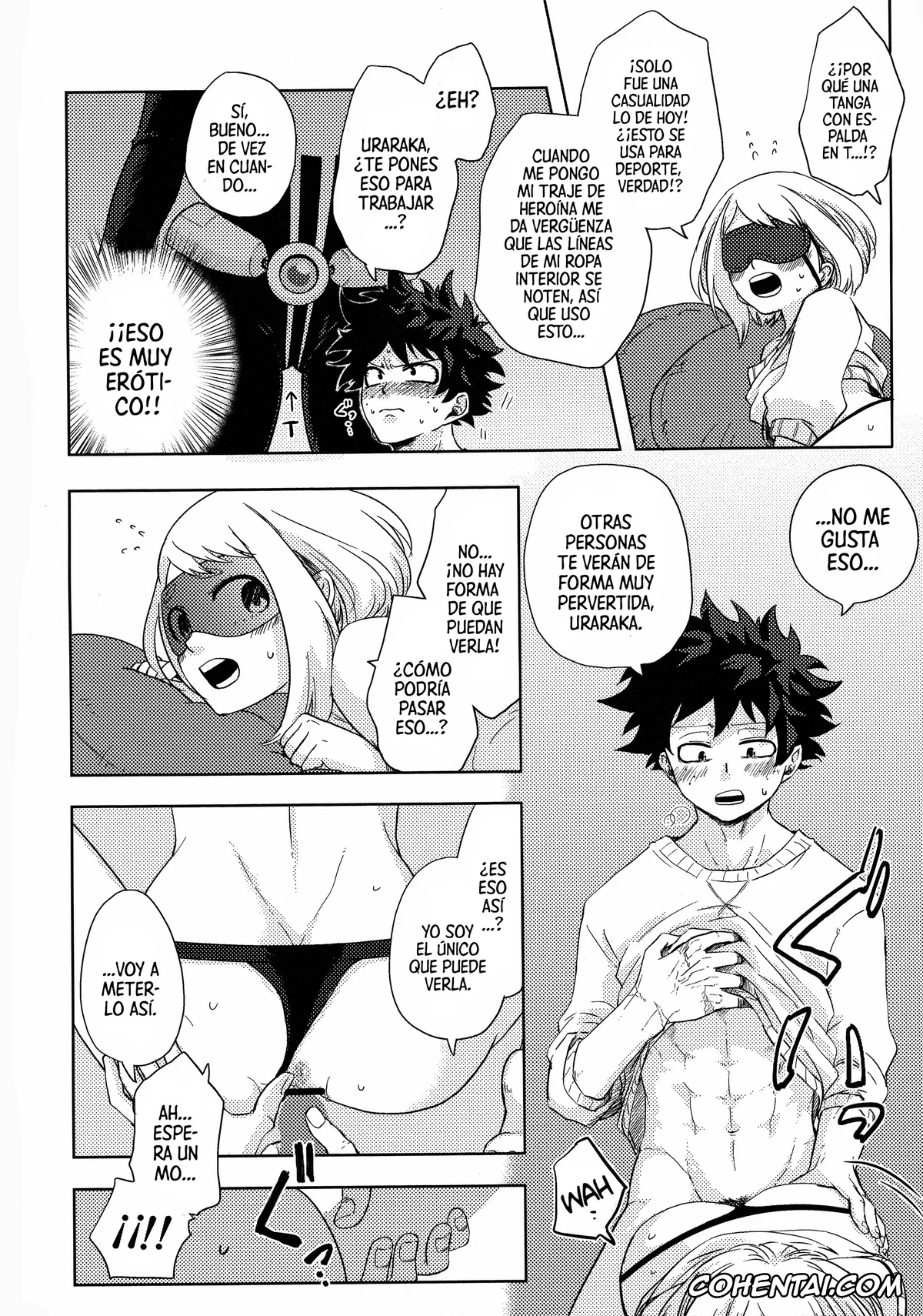 My Hero Academia | Boku No Hero Academia hentai, Izuku Midoriya hentai, Ochako Uraraka hentai, Mekakushi Tea Time (Boku no Hero Academia), pagina 15