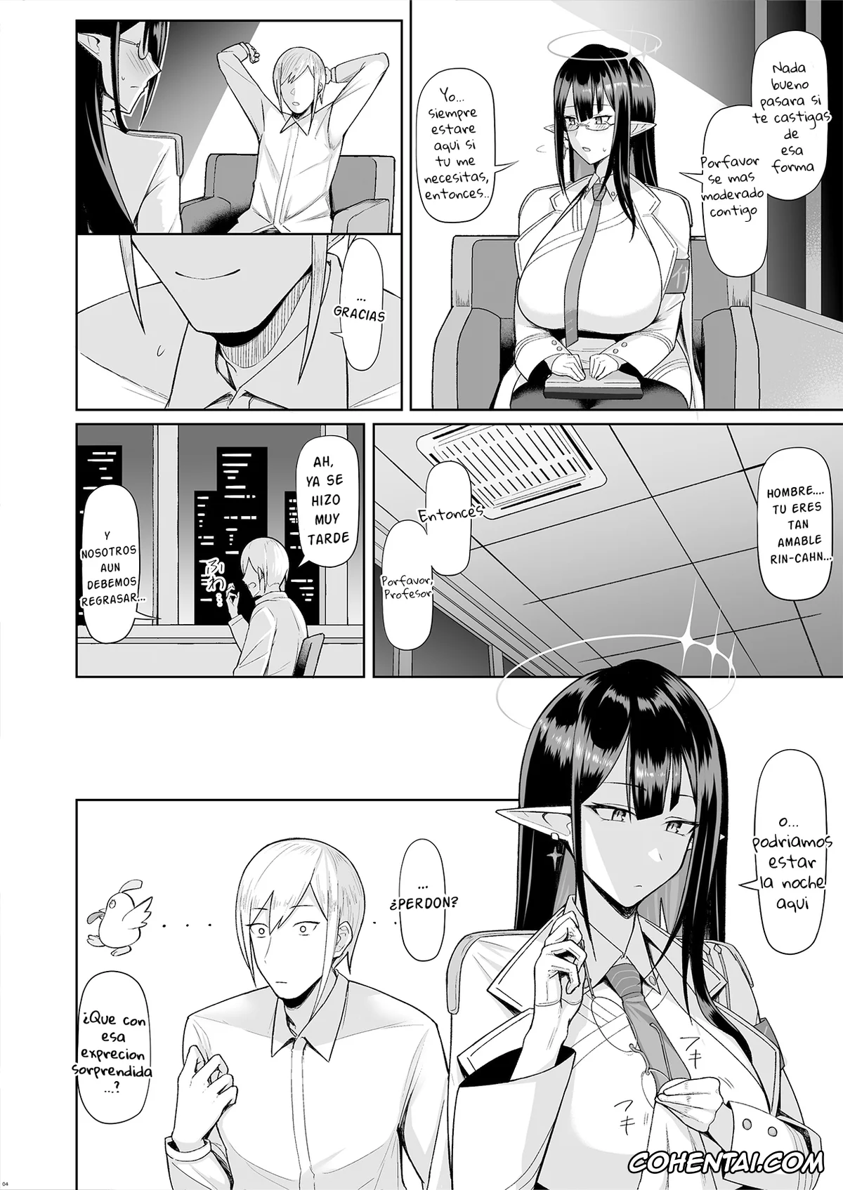 Blue Archive hentai, Rin Nanagami hentai, Sensei hentai, Shuseki Gyouseikan no Kojin Gyoumu (Blue Archive), pagina 3