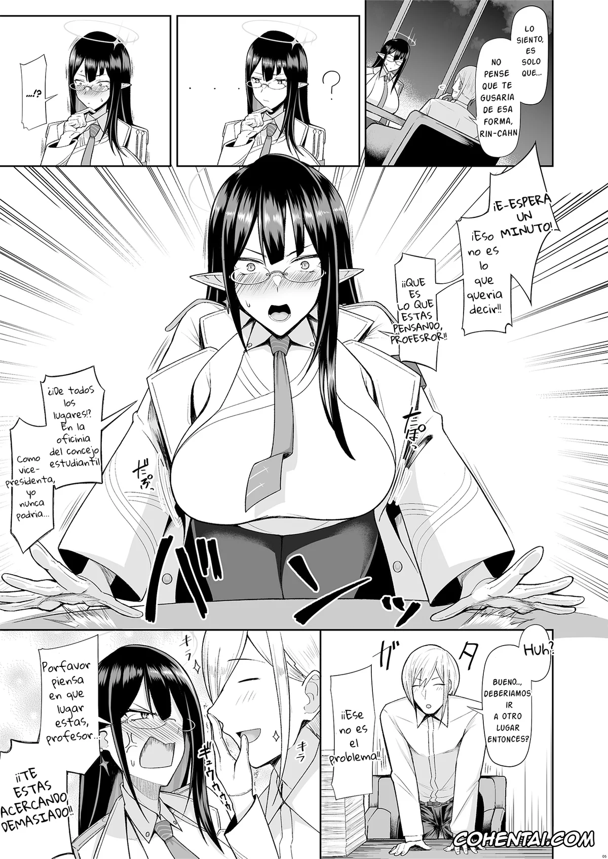 Blue Archive xxx, Rin Nanagami xxx, Sensei xxx, Shuseki Gyouseikan no Kojin Gyoumu (Blue Archive), pagina 4