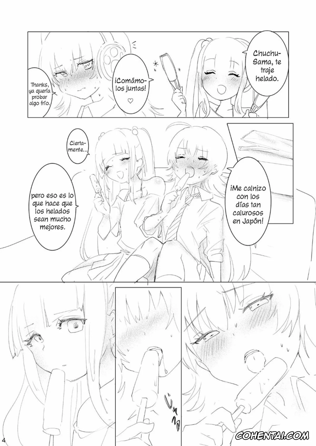 BanG Dream! hentai, Chiyu Tamade hentai, Reona Nyubara hentai, Sweating like crazy!! (BanG Dream!), pagina 3
