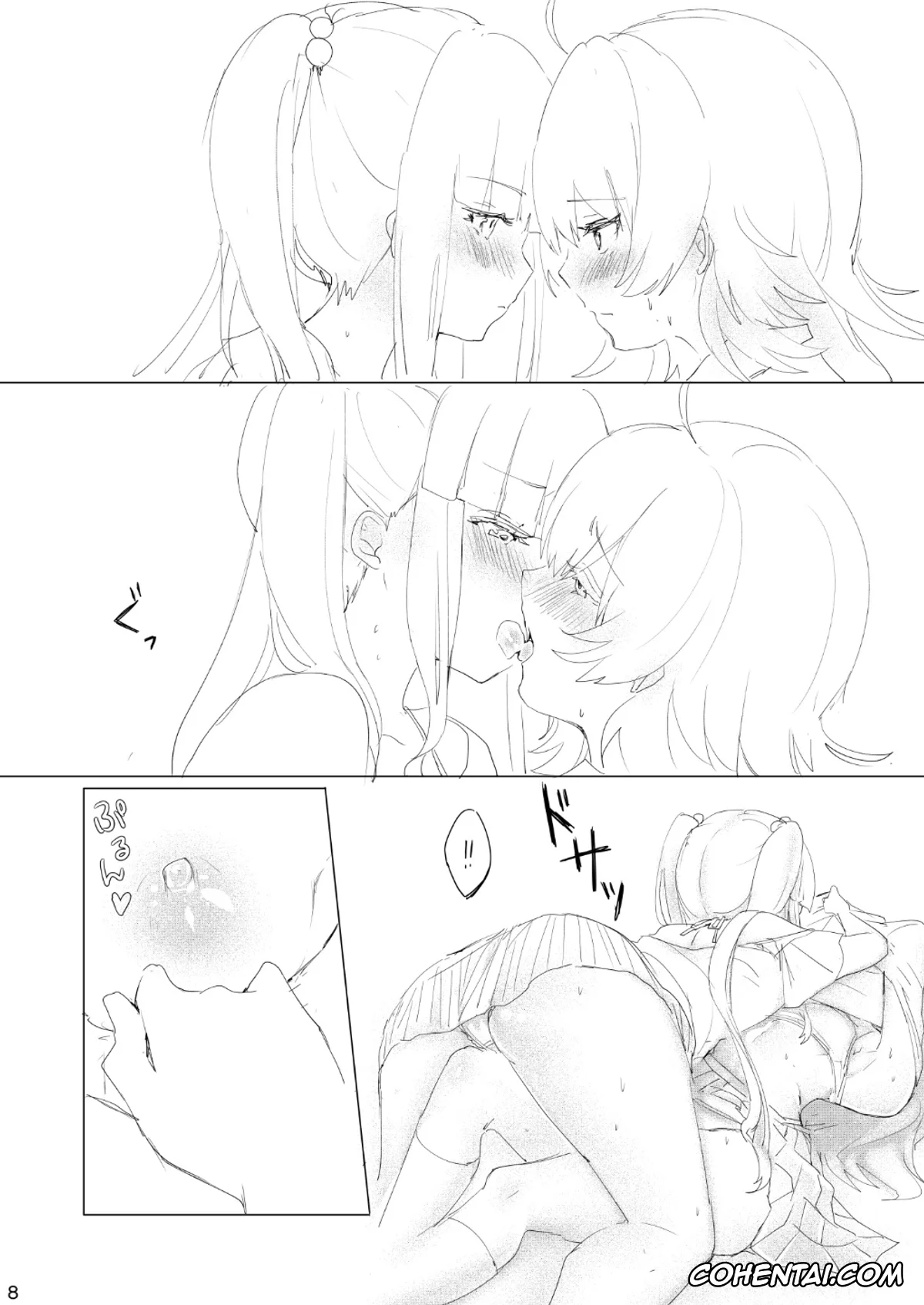 BanG Dream! xxx, Chiyu Tamade xxx, Reona Nyubara xxx, Sweating like crazy!! (BanG Dream!), pagina 7