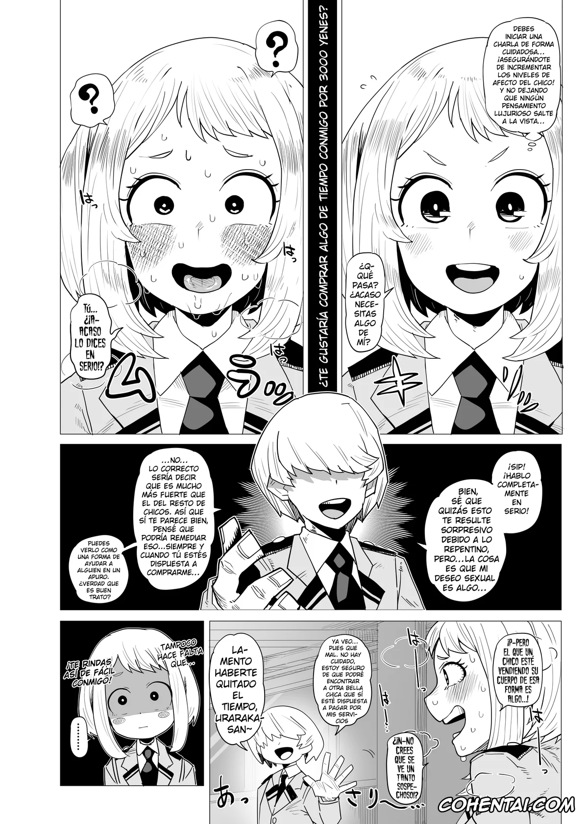 My Hero Academia | Boku No Hero Academia xxx, Ochako Uraraka xxx, Teisou Gyakuten no Hero Academia (Boku no Hero Academia), pagina 4