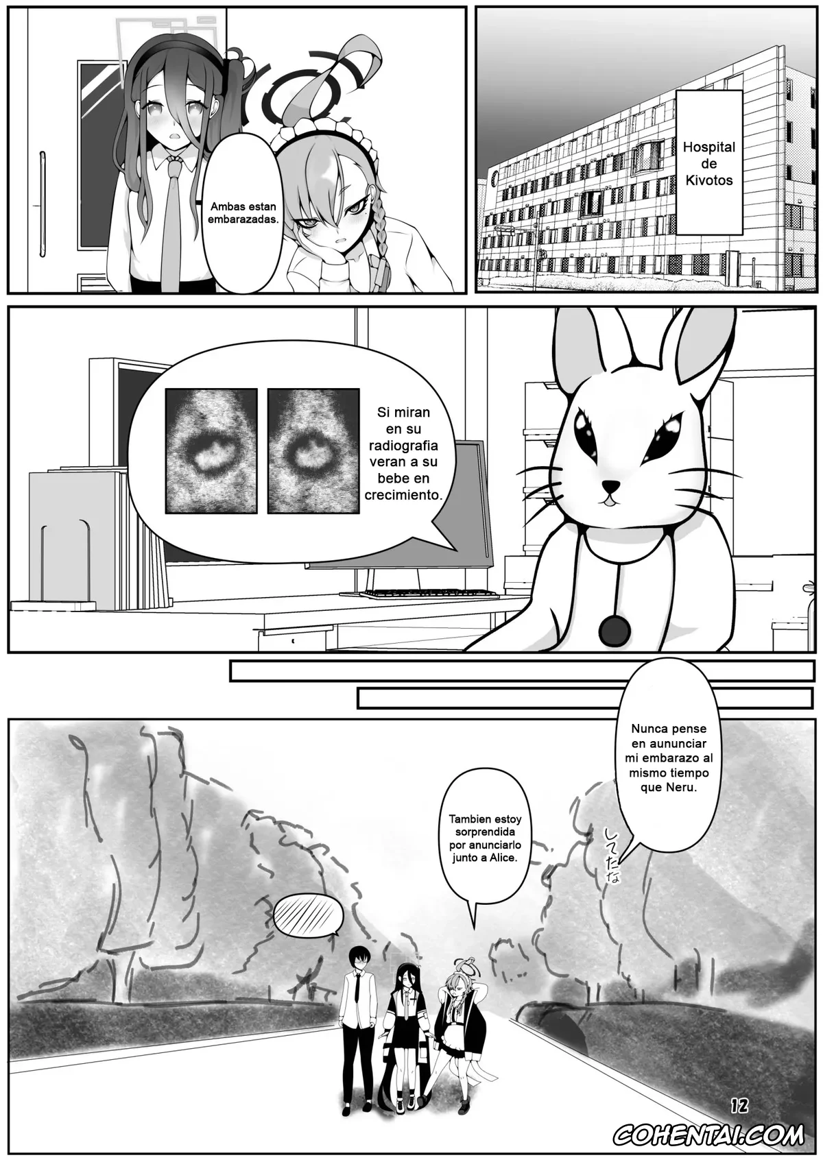 Blue Archive hentai, Alice Tendou hentai, Neru Mikamo hentai, Neru to Alice ga Mama ni Naru made ~Sensei to Kurasu Totsukitooka~ (Blue Archive), pagina 9