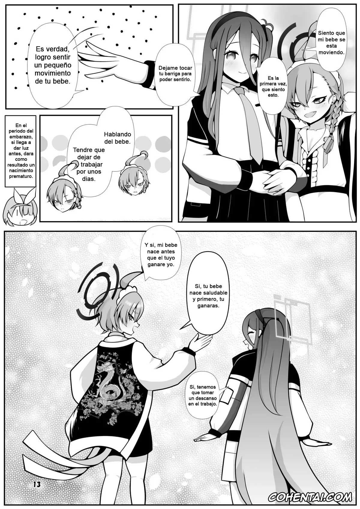 Blue Archive xxx, Alice Tendou xxx, Neru Mikamo xxx, Neru to Alice ga Mama ni Naru made ~Sensei to Kurasu Totsukitooka~ (Blue Archive), pagina 10