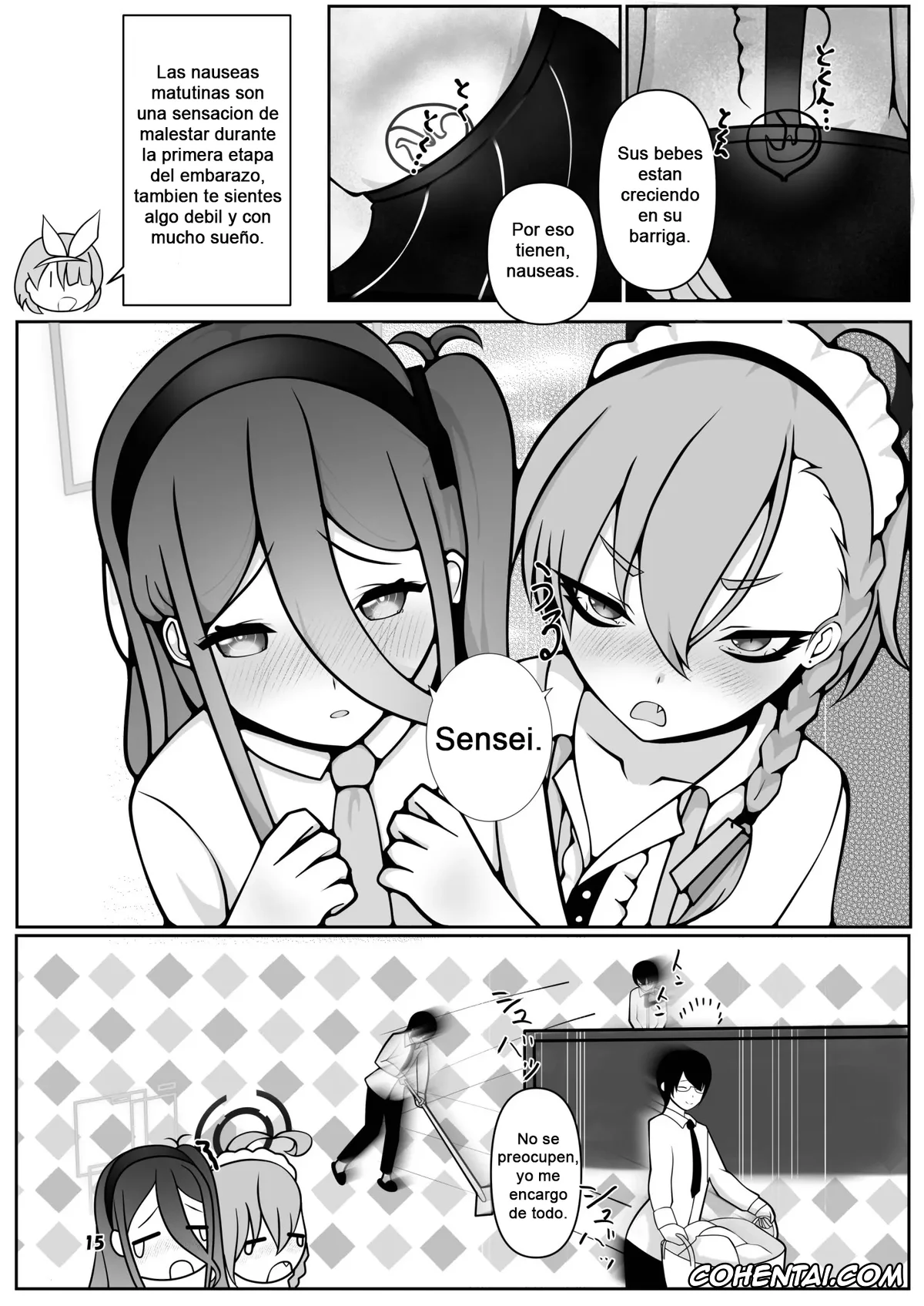 Blue Archive hentai, Alice Tendou hentai, Neru Mikamo hentai, Neru to Alice ga Mama ni Naru made ~Sensei to Kurasu Totsukitooka~ (Blue Archive), pagina 12