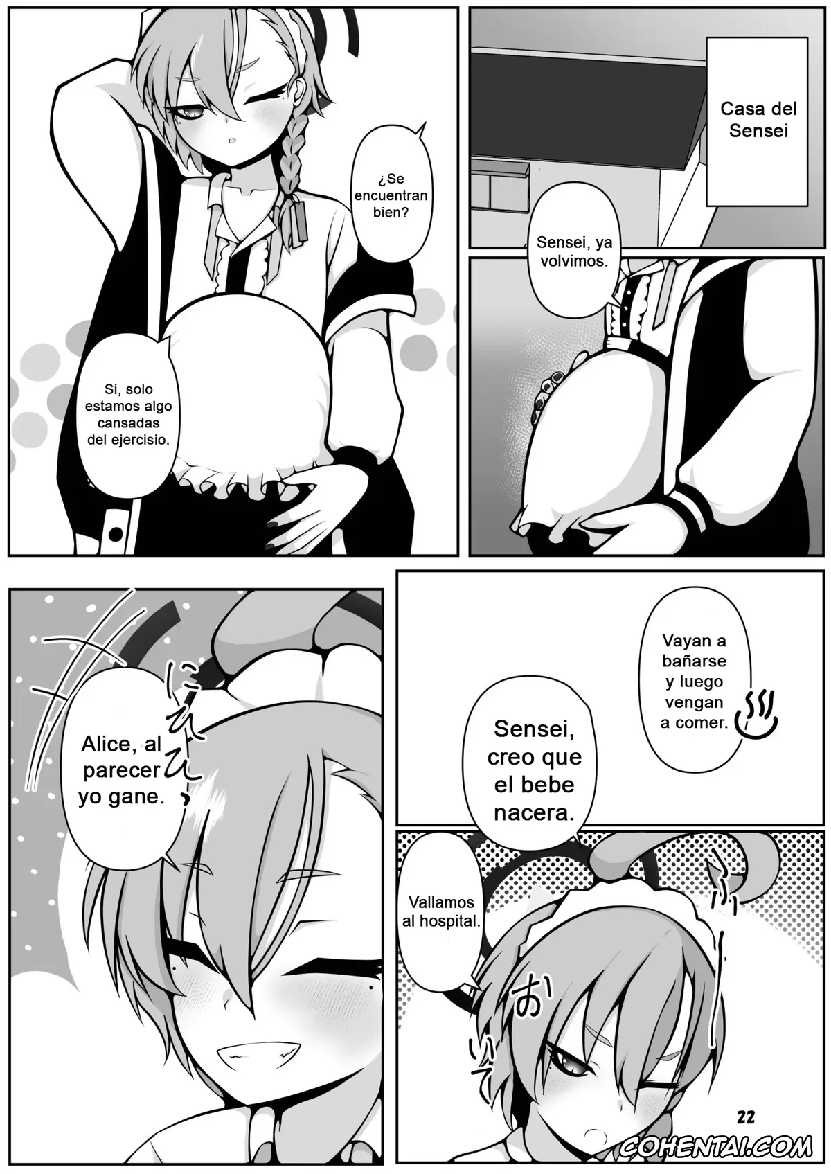 Blue Archive xxx, Alice Tendou xxx, Neru Mikamo xxx, Neru to Alice ga Mama ni Naru made ~Sensei to Kurasu Totsukitooka~ (Blue Archive), pagina 19