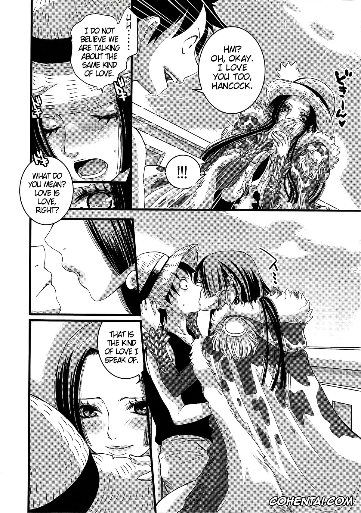 One Piece xxx, Boa Hancock xxx, Monkey D. Luffy xxx, LOVE SCAT (One Piece), pagina 4