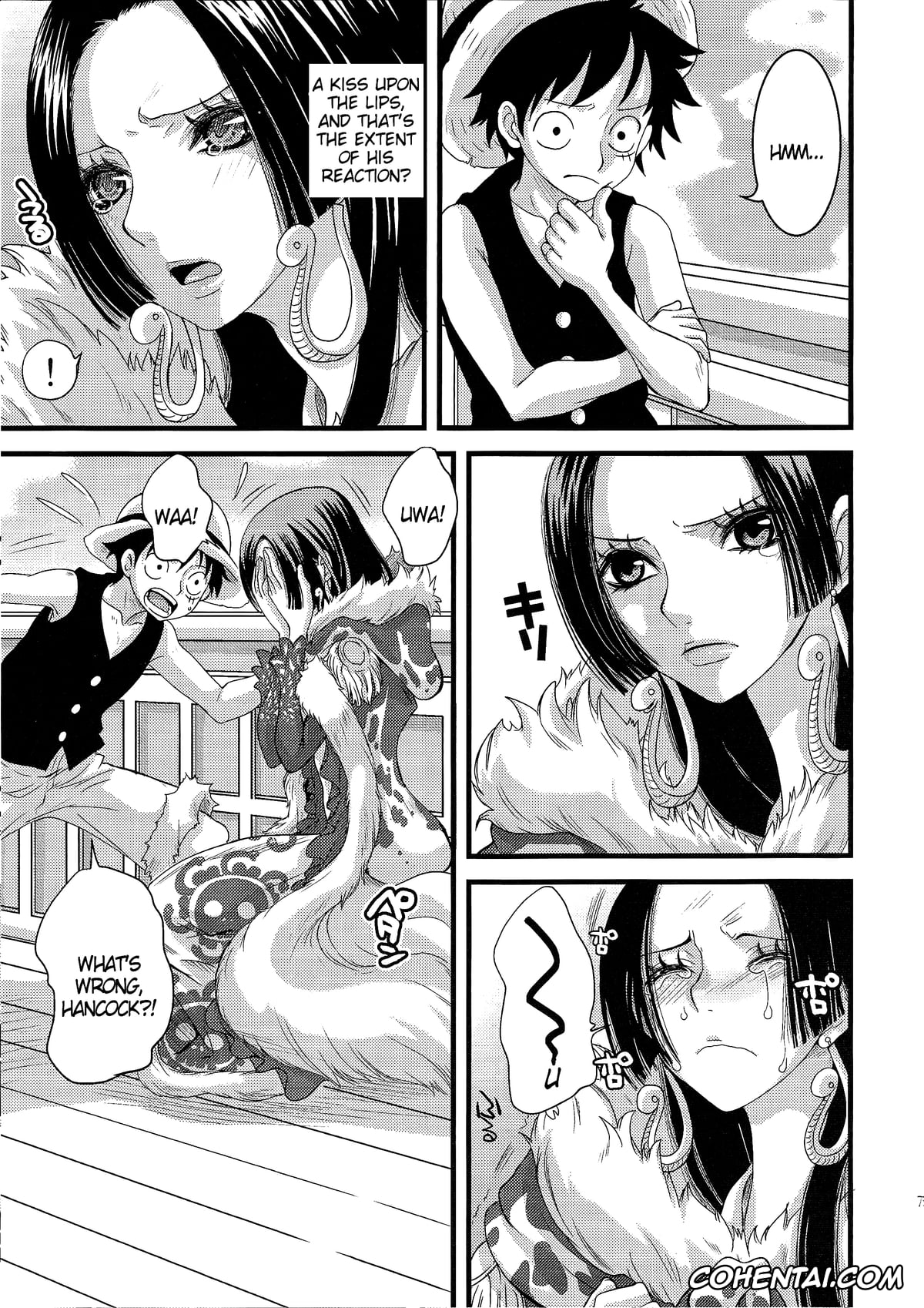 One Piece porno, Boa Hancock porno, Monkey D. Luffy porno, LOVE SCAT (One Piece), pagina 5