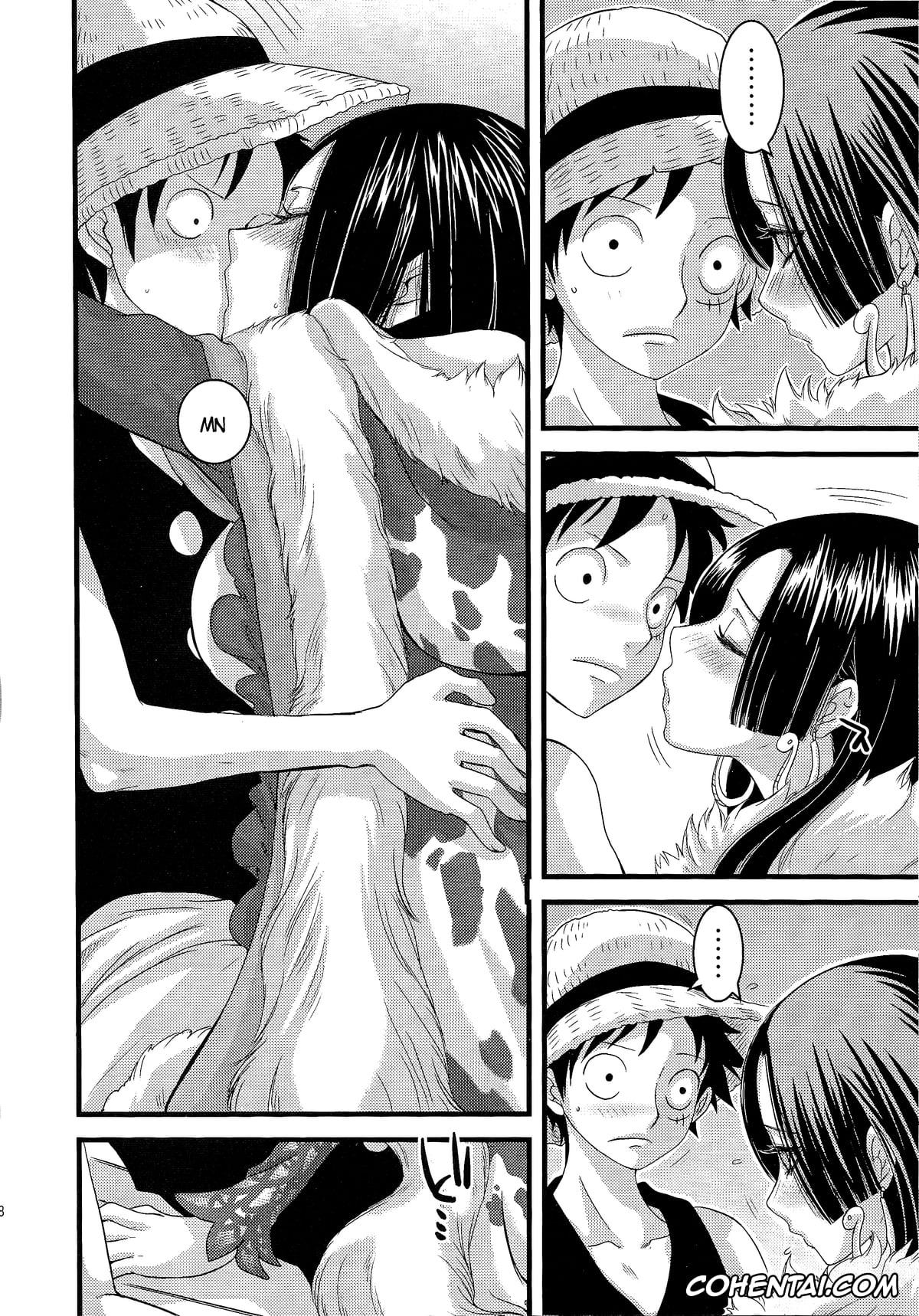 One Piece hentai, Boa Hancock hentai, Monkey D. Luffy hentai, LOVE SCAT (One Piece), pagina 6