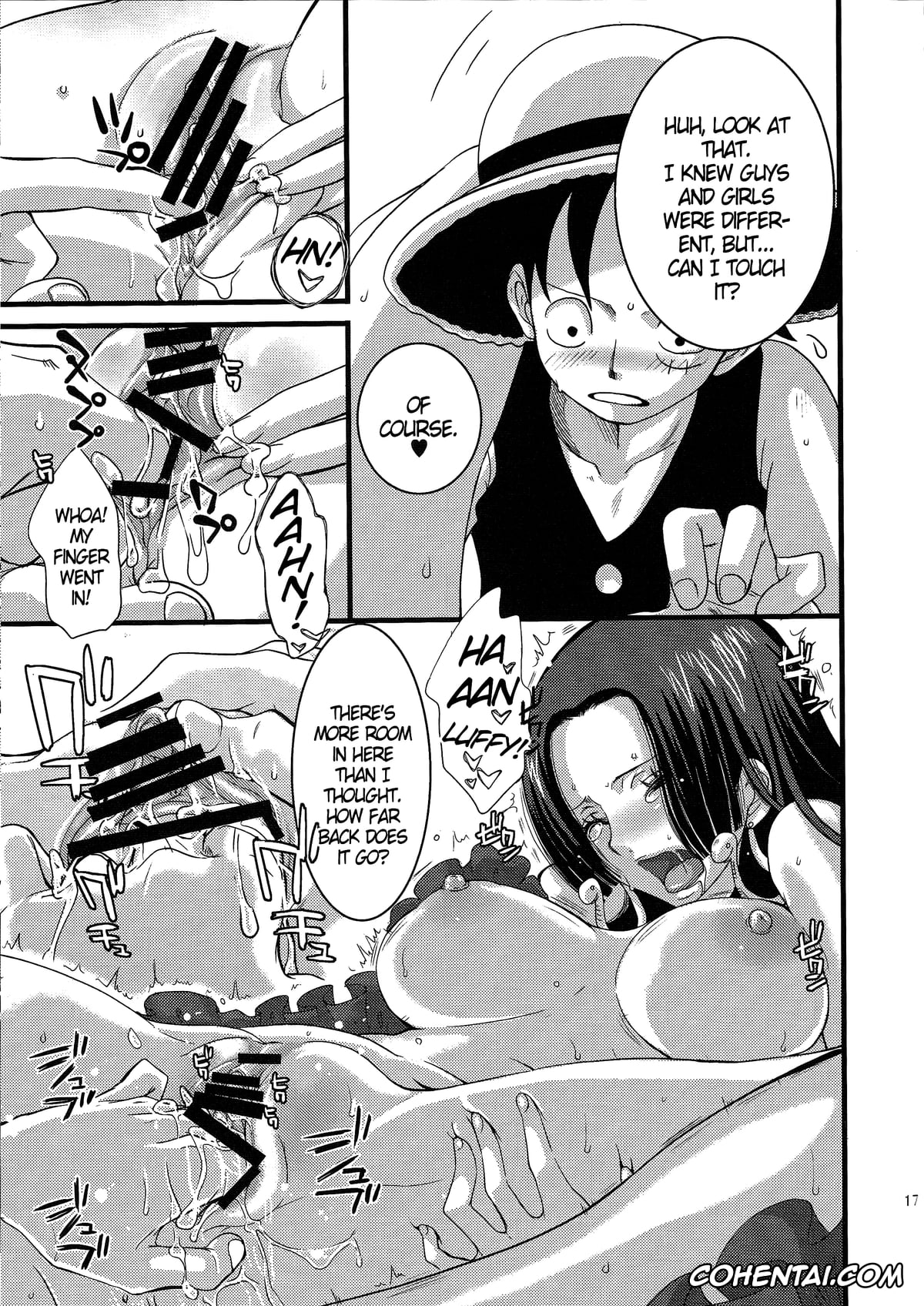 One Piece hentai, Boa Hancock hentai, Monkey D. Luffy hentai, LOVE SCAT (One Piece), pagina 15