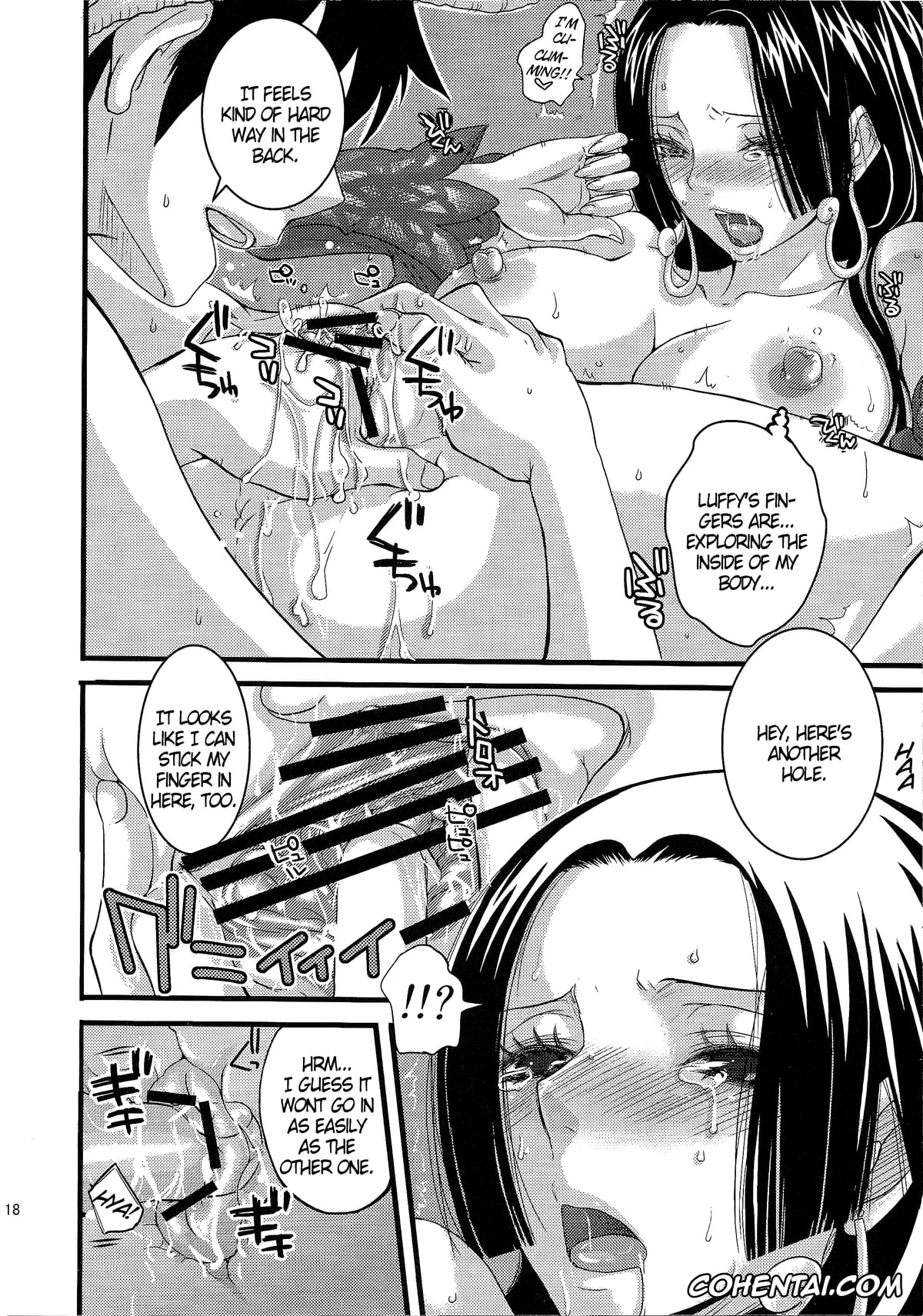 One Piece xxx, Boa Hancock xxx, Monkey D. Luffy xxx, LOVE SCAT (One Piece), pagina 16