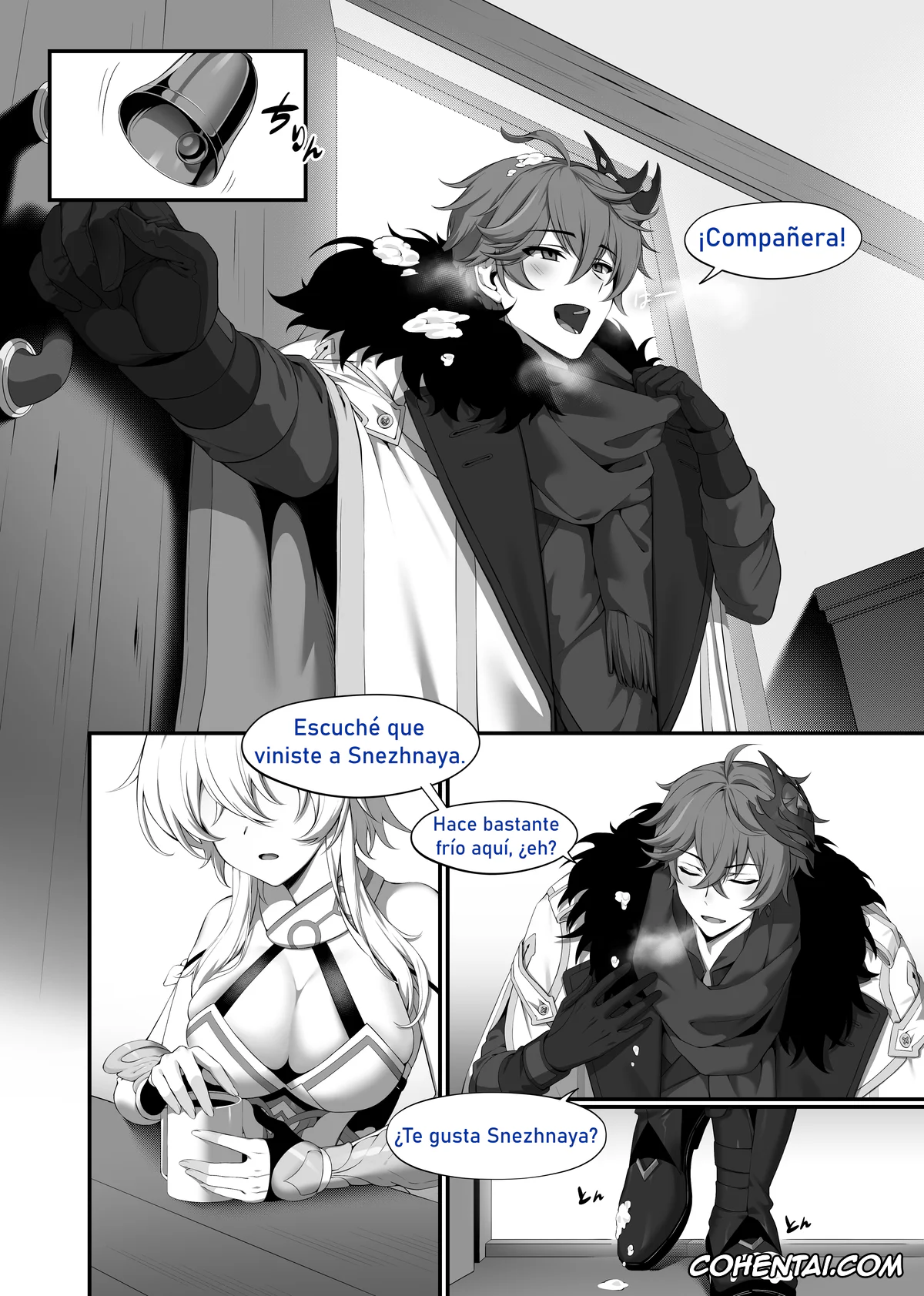 Genshin Impact xxx, Lumine xxx, Tartaglia | Childe xxx, Yukiguni kara kita Koibito (Genshin Impact), pagina 1