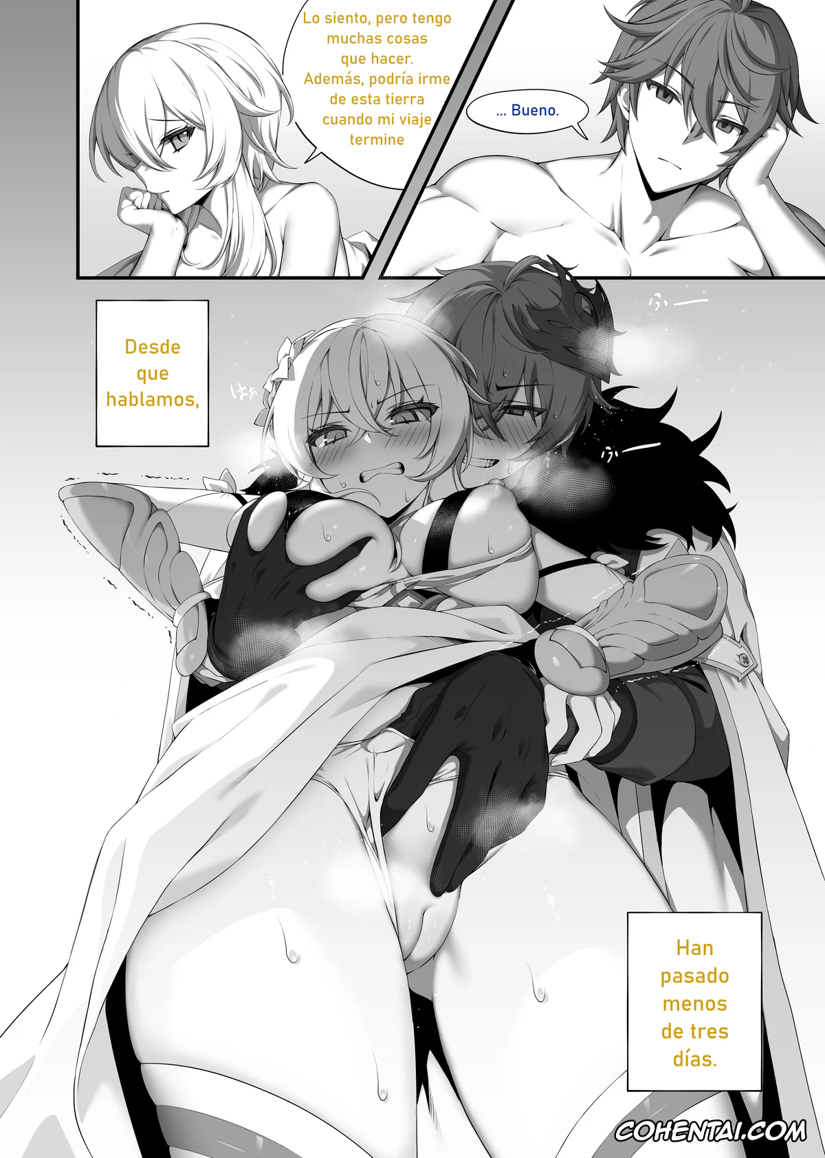 Genshin Impact hentai, Lumine hentai, Tartaglia | Childe hentai, Yukiguni kara kita Koibito (Genshin Impact), pagina 9