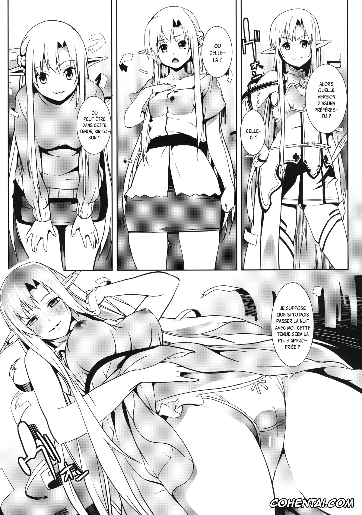 Sword Art Online hentai, Asuna Yuuki hentai, Kazuto Kirigaya | Kirito hentai, Oberon hentai, overwrite (Sword Art Online), pagina 9