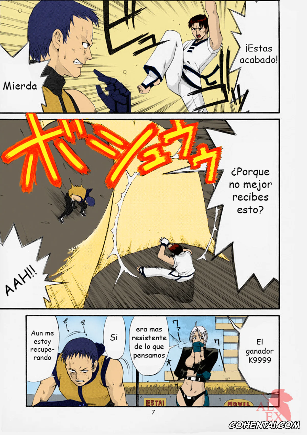King of Fighters xxx, Angel xxx, K9999 xxx, Kim Kaphwan xxx, Kula Diamond xxx, May Lee xxx, The Yuri & Friends 2001 (King of Fighters), pagina 7