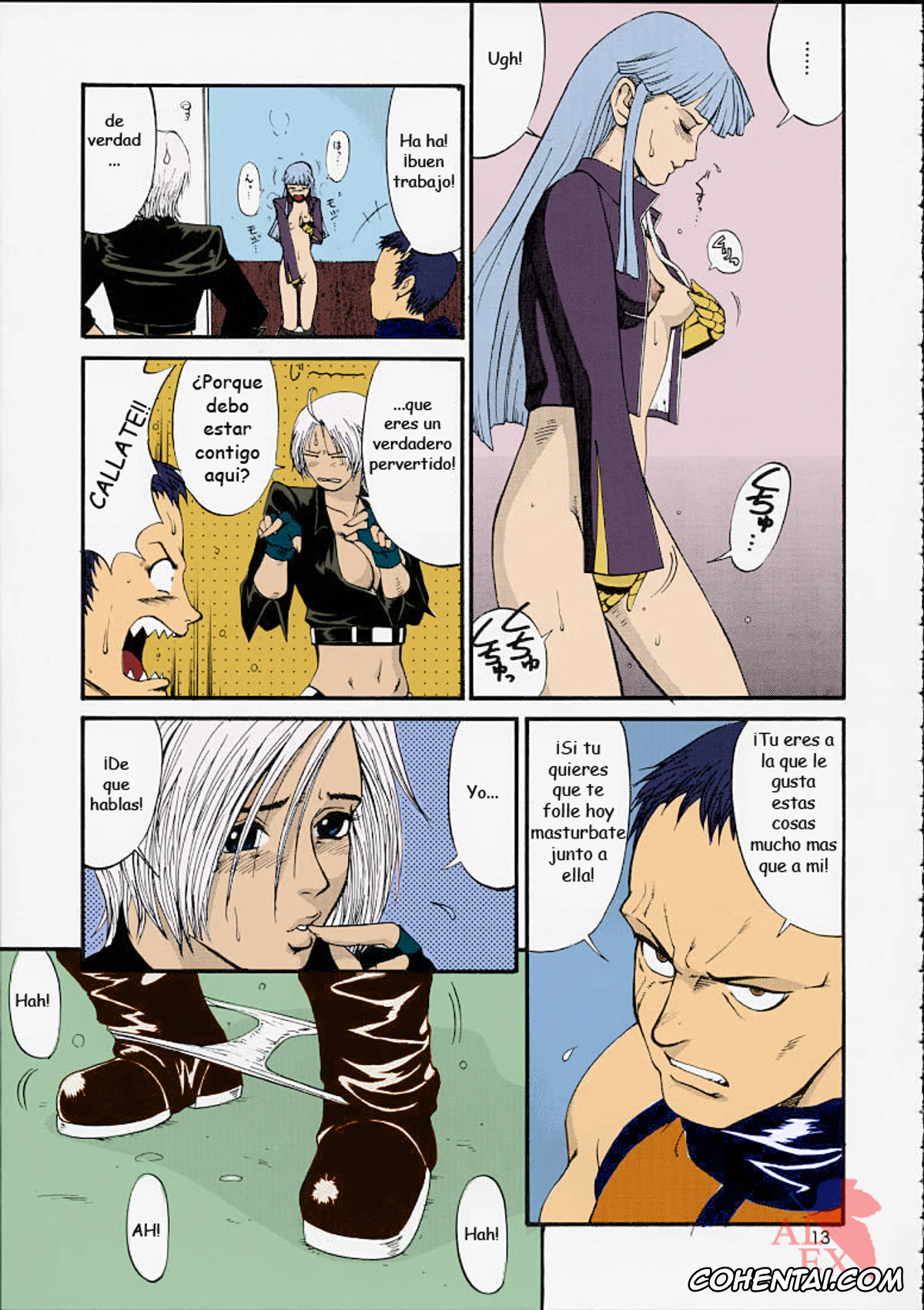 King of Fighters xxx, Angel xxx, K9999 xxx, Kim Kaphwan xxx, Kula Diamond xxx, May Lee xxx, The Yuri & Friends 2001 (King of Fighters), pagina 13