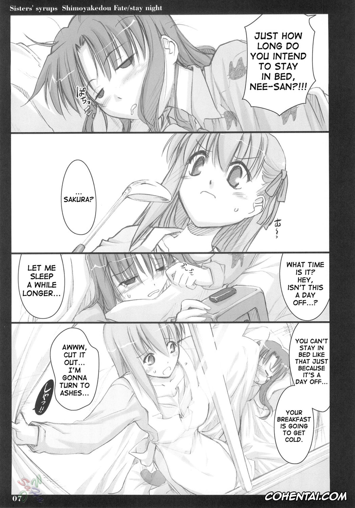 Fate/stay night hentai, Rin Tosaka hentai, Sakura Matou hentai, Sisters’ Syrups (Fate/stay night), pagina 6