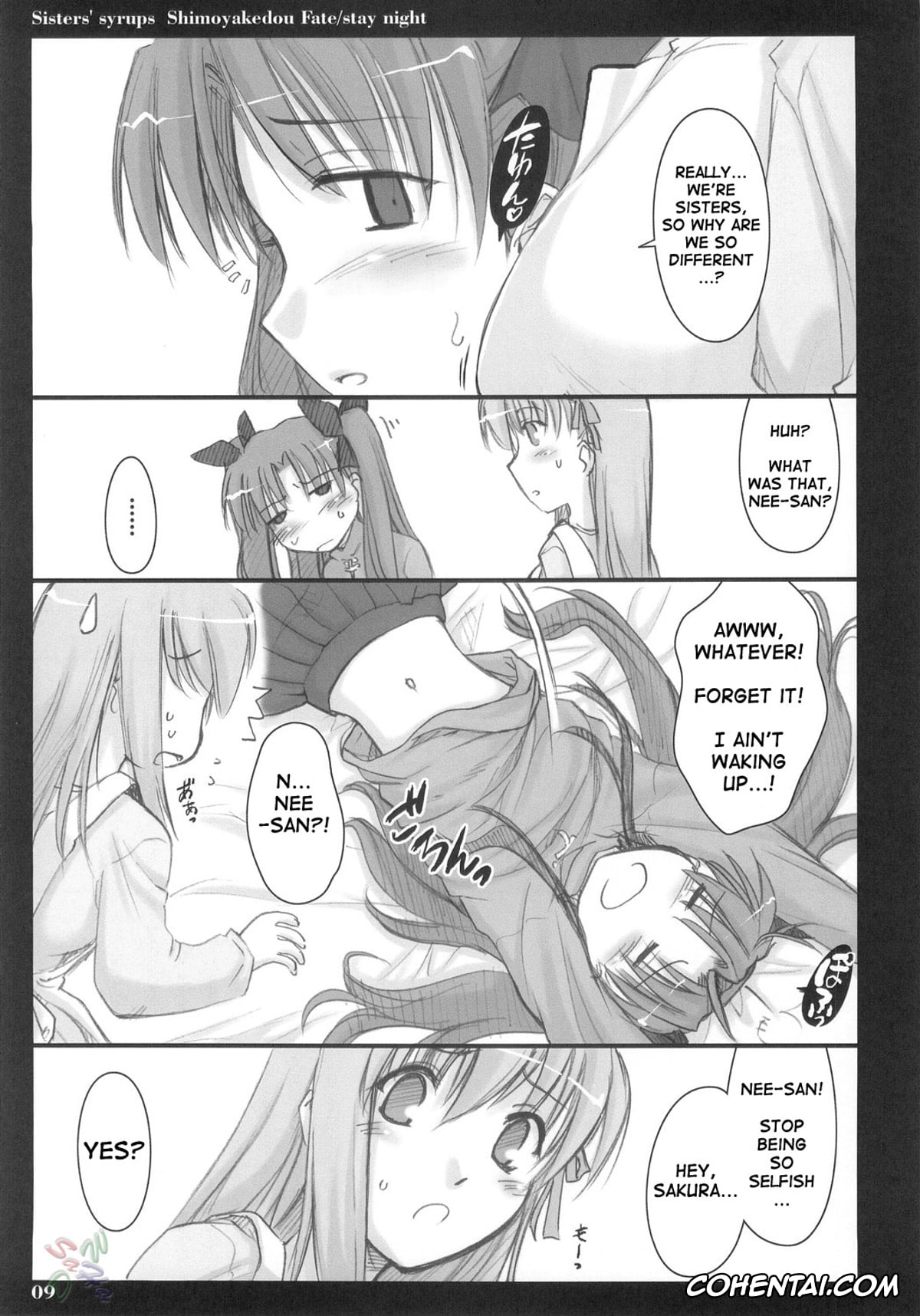 Fate/stay night porno, Rin Tosaka porno, Sakura Matou porno, Sisters’ Syrups (Fate/stay night), pagina 8