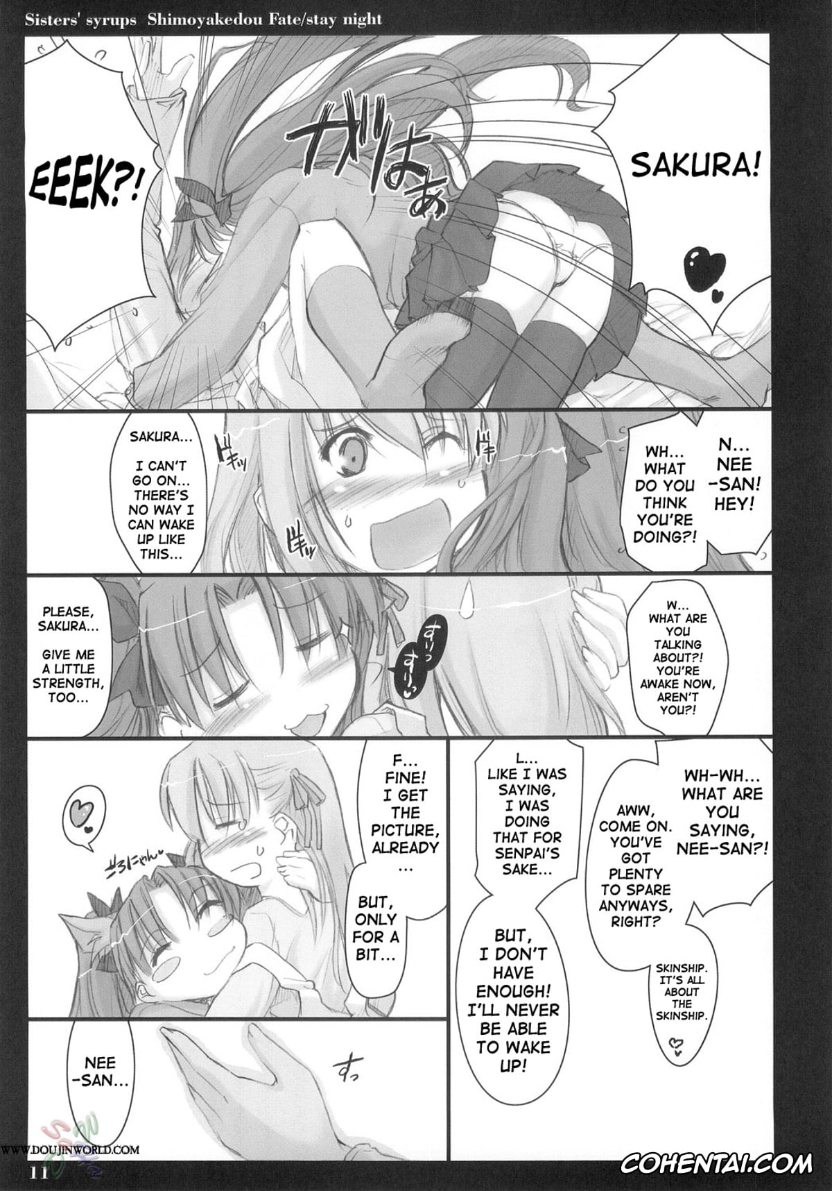 Fate/stay night xxx, Rin Tosaka xxx, Sakura Matou xxx, Sisters’ Syrups (Fate/stay night), pagina 10