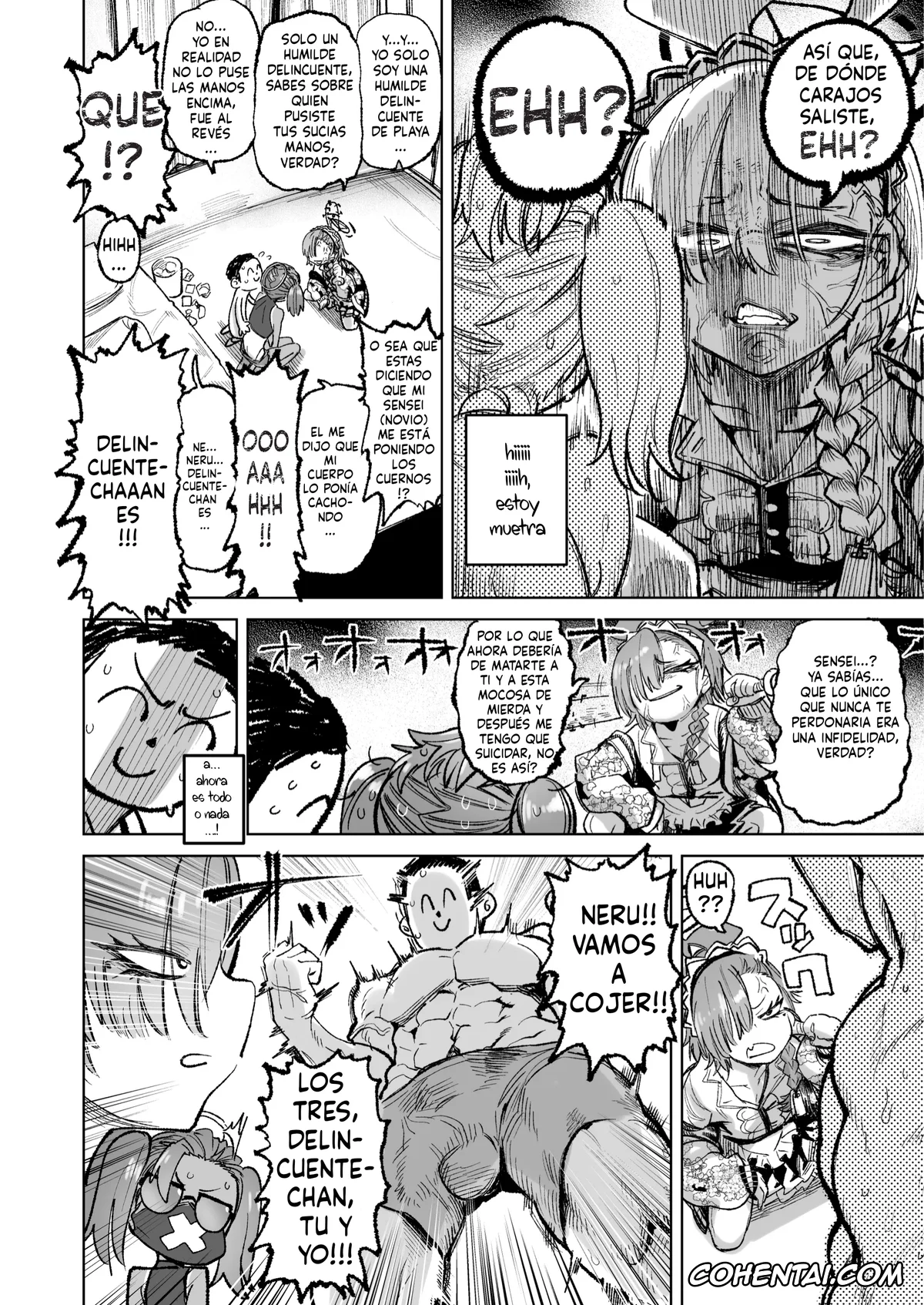 Blue Archive hentai, Neru Mikamo hentai, YANKEExYANKEE (Blue Archive), pagina 6