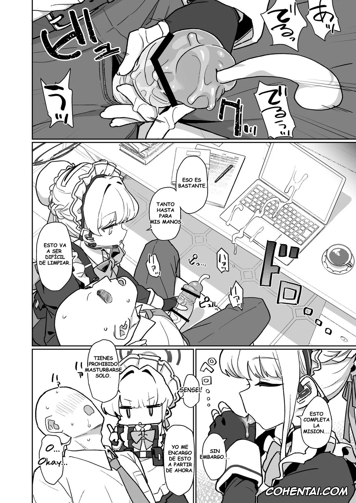 Blue Archive xxx, Sensei xxx, Toki Asuma xxx, Dokidoki Toki Meki Maid Kiss (Blue Archive), pagina 7