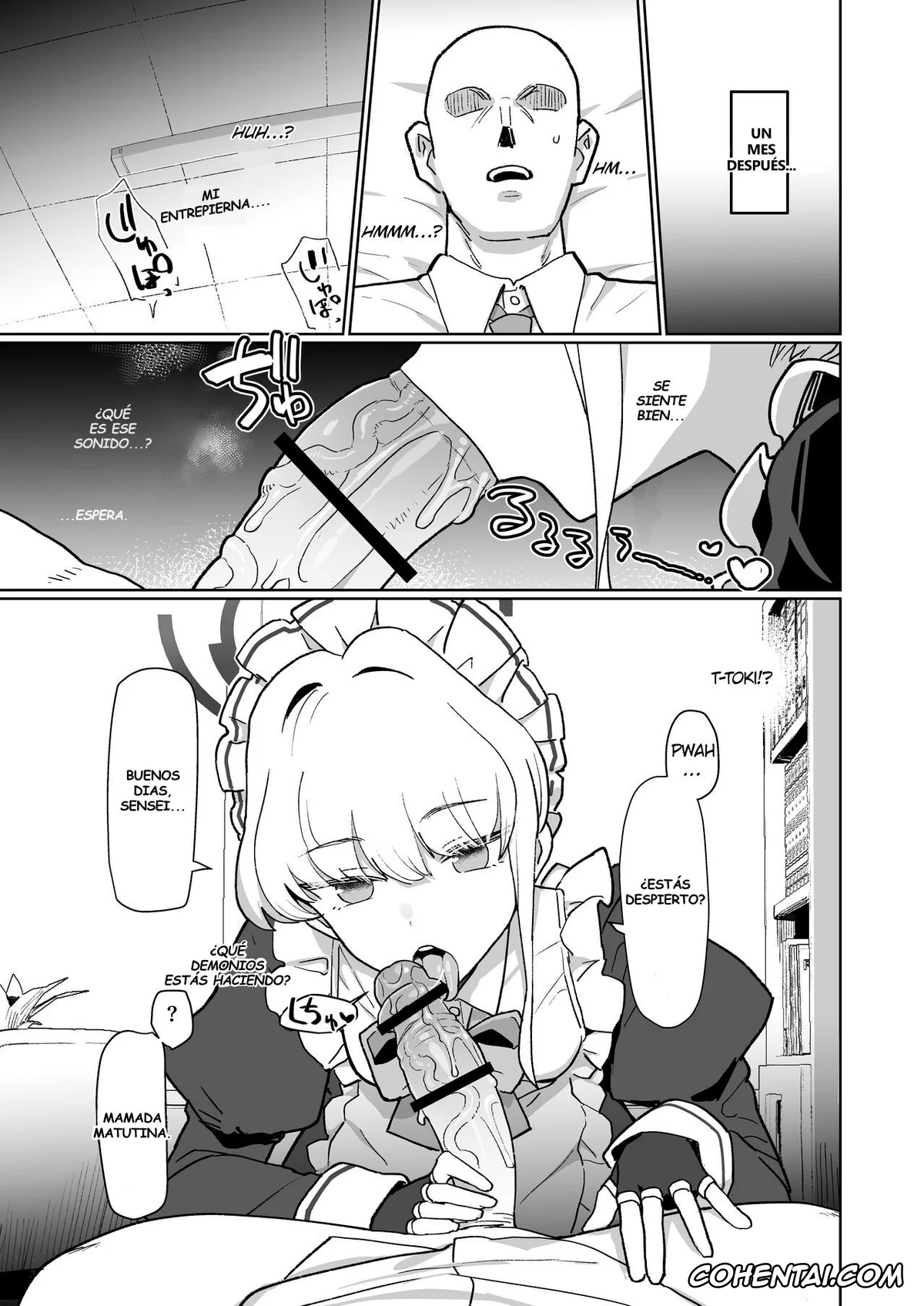 Blue Archive porno, Sensei porno, Toki Asuma porno, Dokidoki Toki Meki Maid Kiss (Blue Archive), pagina 8