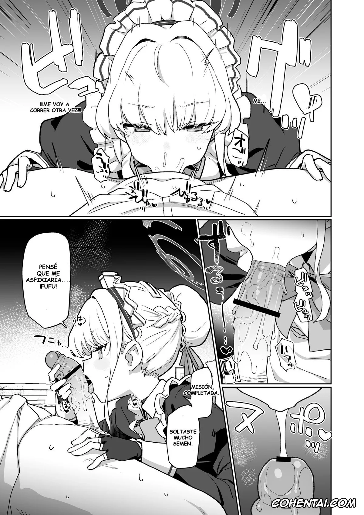Blue Archive hentai, Sensei hentai, Toki Asuma hentai, Dokidoki Toki Meki Maid Kiss (Blue Archive), pagina 12