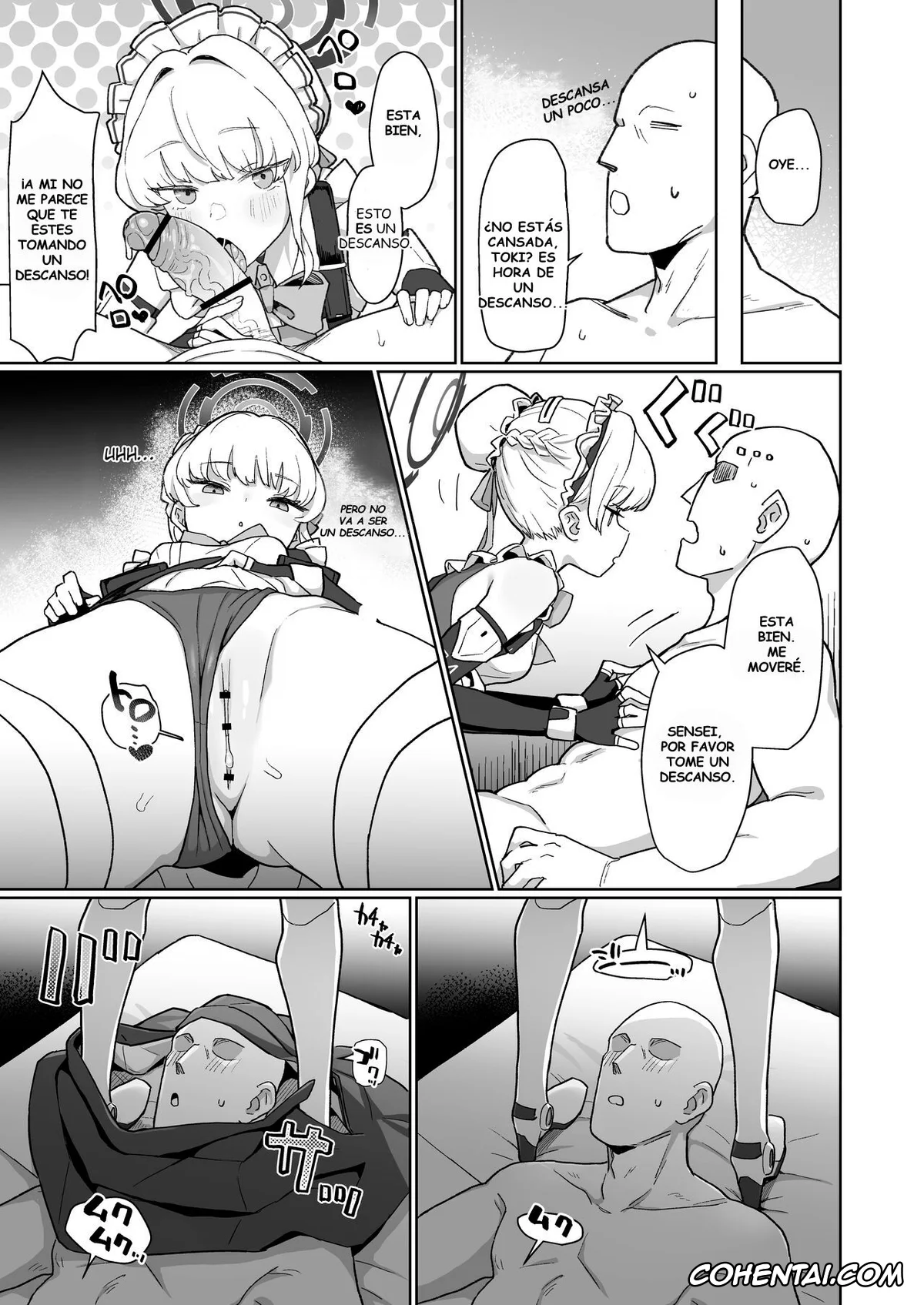 Blue Archive porno, Sensei porno, Toki Asuma porno, Dokidoki Toki Meki Maid Kiss (Blue Archive), pagina 20