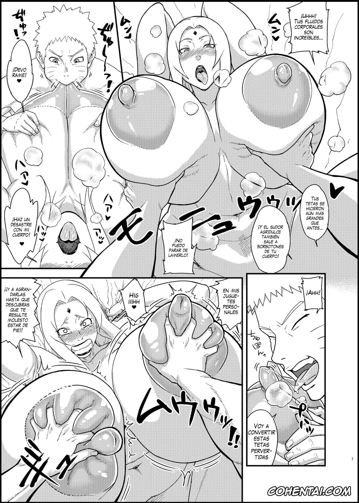 NARUTO hentai, Tsunade hentai, Jukumitsuki Intouden 3 Ge (Naruto), pagina 6