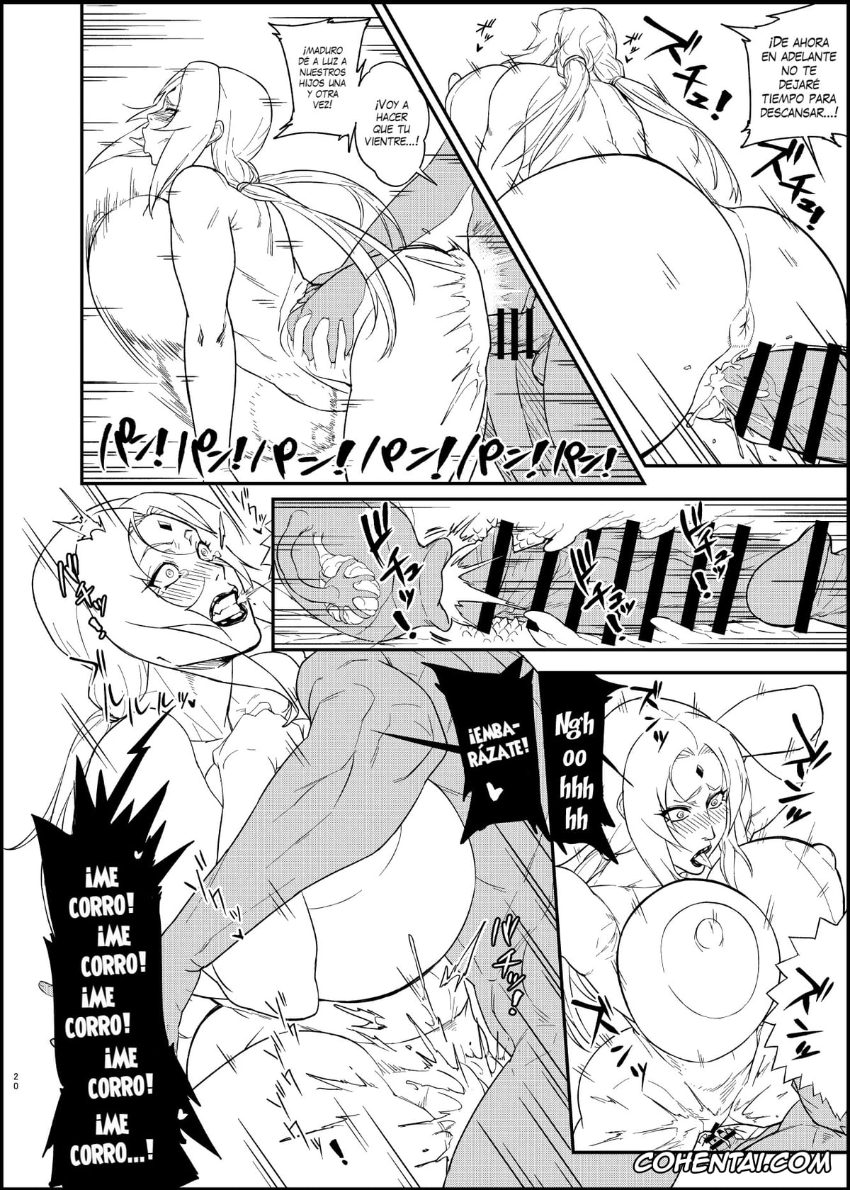 NARUTO xxx, Tsunade xxx, Jukumitsuki Intouden 3 Ge (Naruto), pagina 19