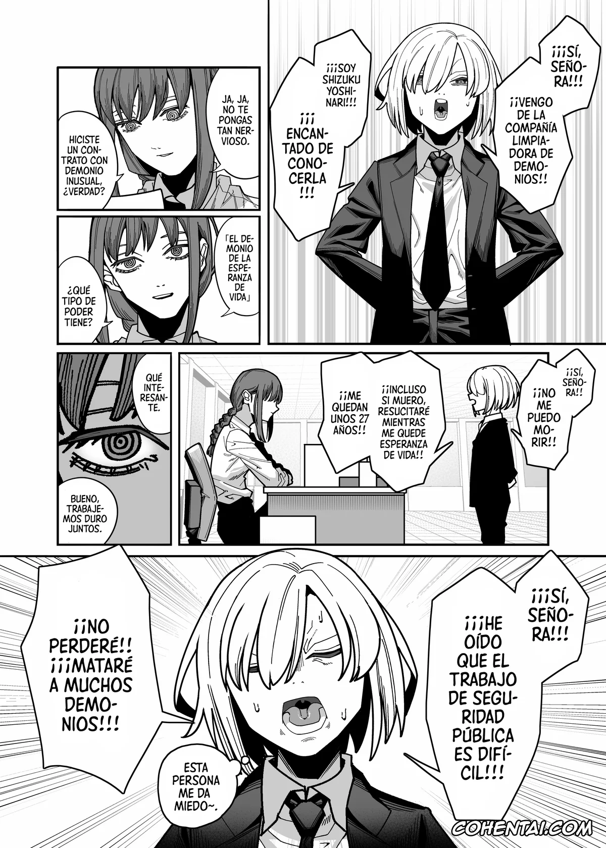 Chainsaw Man xxx, Makima xxx, Muhyoujou na Makima-san ni Shinu hodo Shibori Okasareru Aheahe OneShota Hon (Chainsaw Man), pagina 4