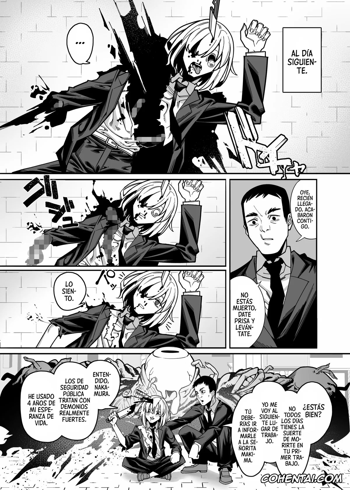 Chainsaw Man porno, Makima porno, Muhyoujou na Makima-san ni Shinu hodo Shibori Okasareru Aheahe OneShota Hon (Chainsaw Man), pagina 5