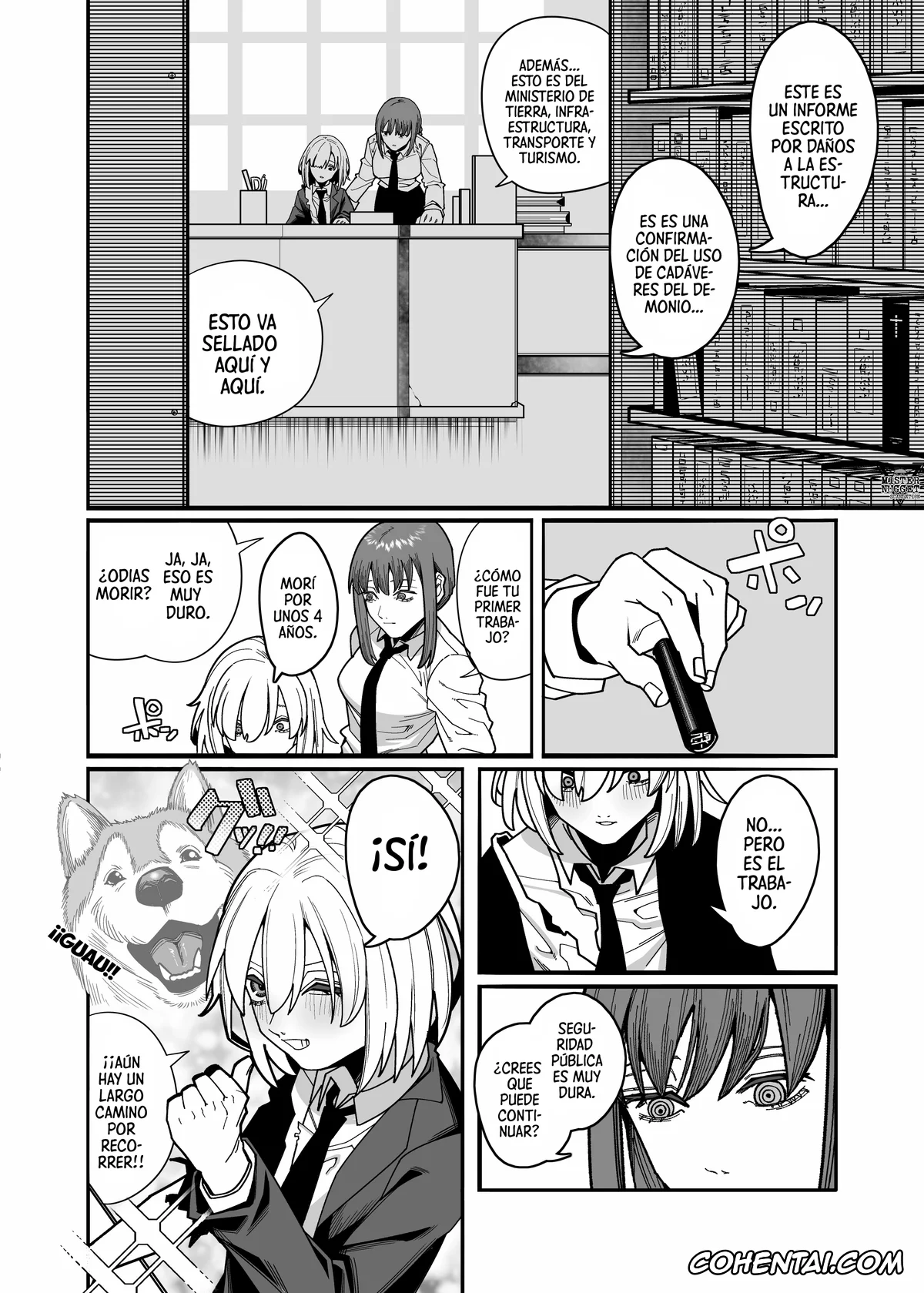 Chainsaw Man hentai, Makima hentai, Muhyoujou na Makima-san ni Shinu hodo Shibori Okasareru Aheahe OneShota Hon (Chainsaw Man), pagina 6