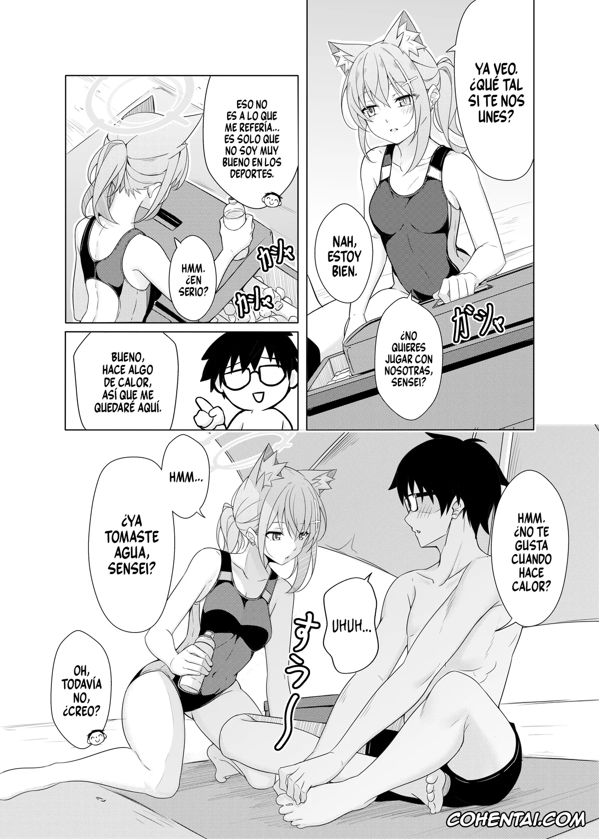 Blue Archive hentai, Sensei hentai, Shiroko Sunaookami hentai, Daily Shiroko Summer Notes (Blue Archive), pagina 6