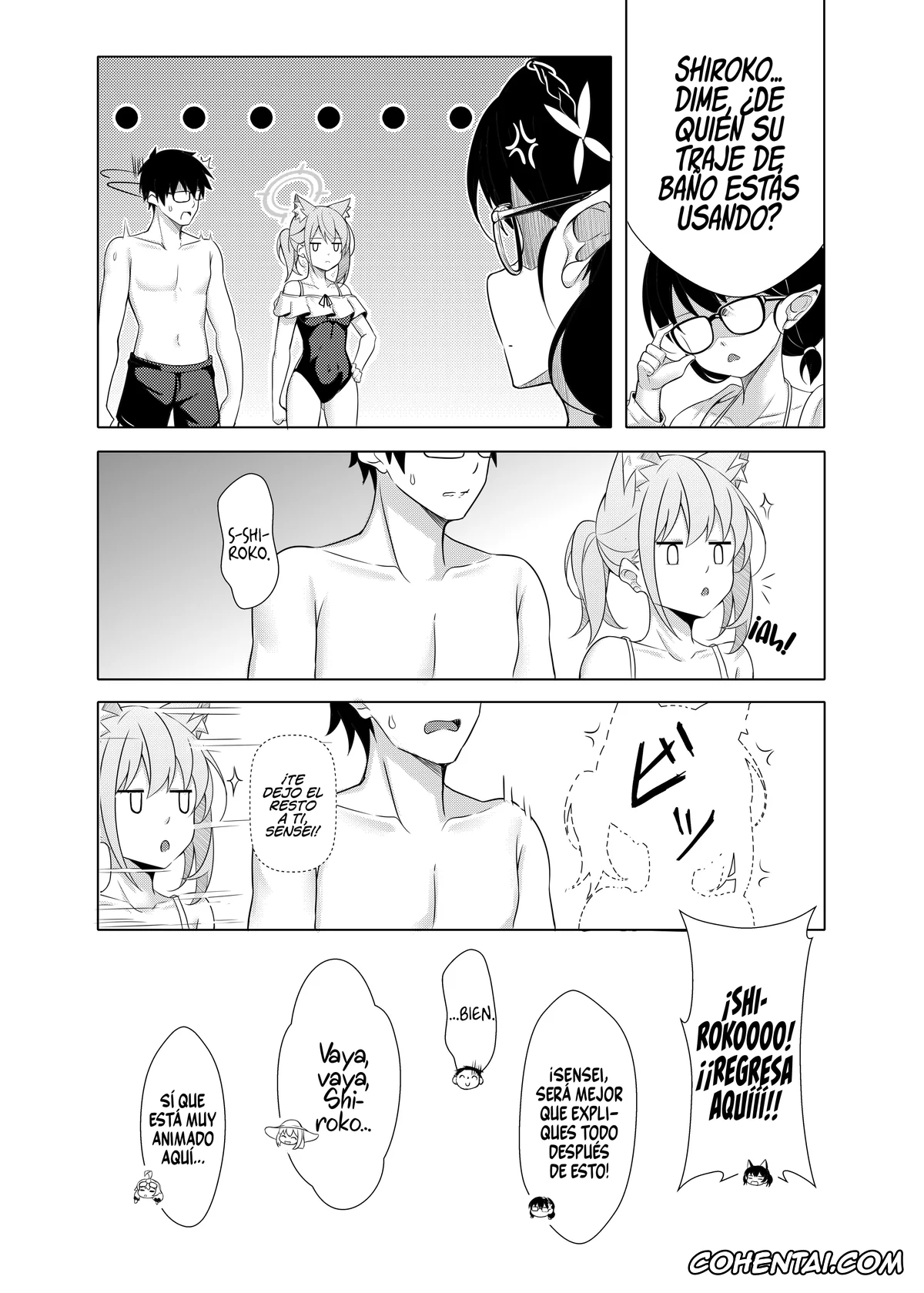 Blue Archive xxx, Sensei xxx, Shiroko Sunaookami xxx, Daily Shiroko Summer Notes (Blue Archive), pagina 34