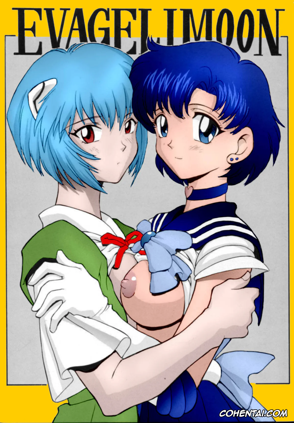 Neon Genesis Evangelion xxx, Sailor Moon | Bishoujo Senshi Sailor Moon xxx, Asuka Langley Soryu xxx, Rei Ayanami xxx, Shinji Ikari xxx, EVAGELIMOON (Bishoujo Senshi Sailor Moon, Neon Genesis Evangelion), pagina 1