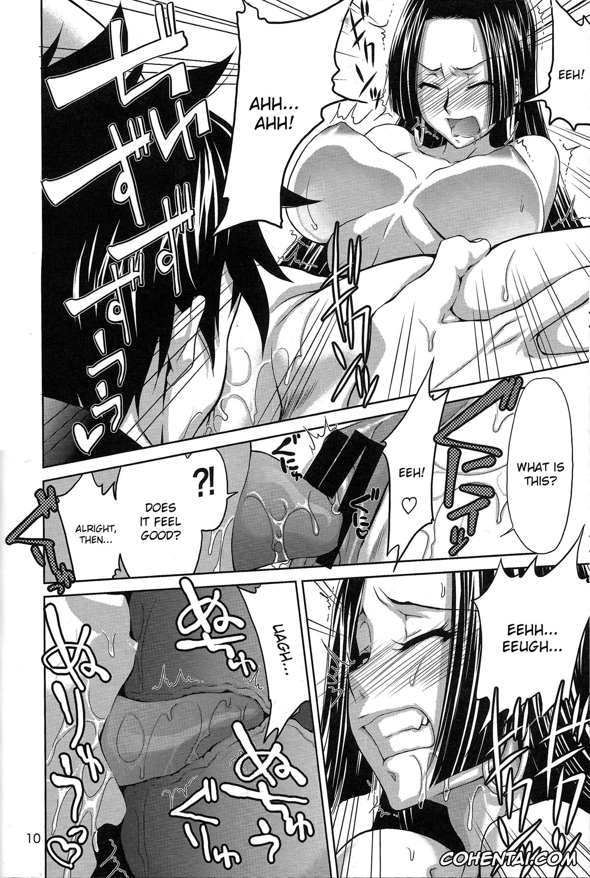 One Piece hentai, Boa Hancock hentai, Monkey D. Luffy hentai, Love Love Hurricane II (One Piece), pagina 9