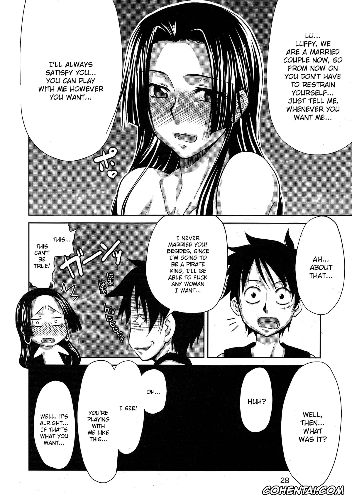 One Piece hentai, Boa Hancock hentai, Monkey D. Luffy hentai, Love Love Hurricane II (One Piece), pagina 27