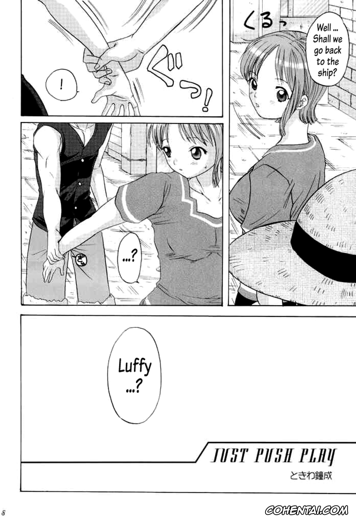 One Piece xxx, Monkey D. Luffy xxx, Nami xxx, Taiyou no Gravity (One Piece), pagina 7