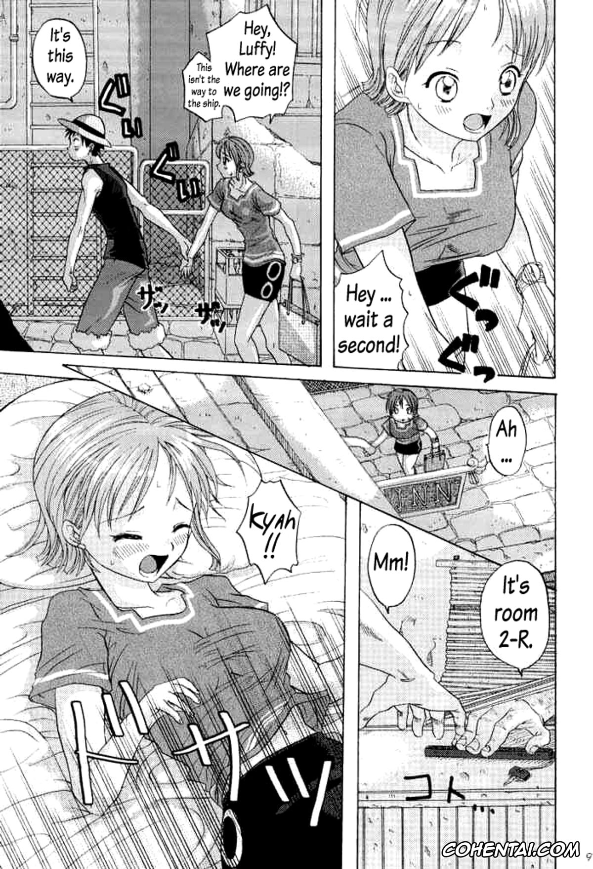 One Piece porno, Monkey D. Luffy porno, Nami porno, Taiyou no Gravity (One Piece), pagina 8