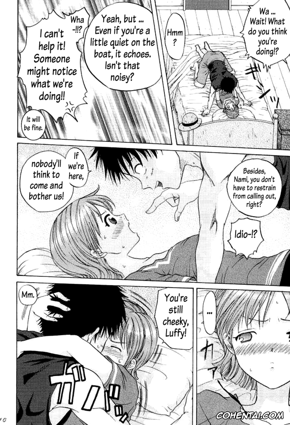 One Piece hentai, Monkey D. Luffy hentai, Nami hentai, Taiyou no Gravity (One Piece), pagina 9