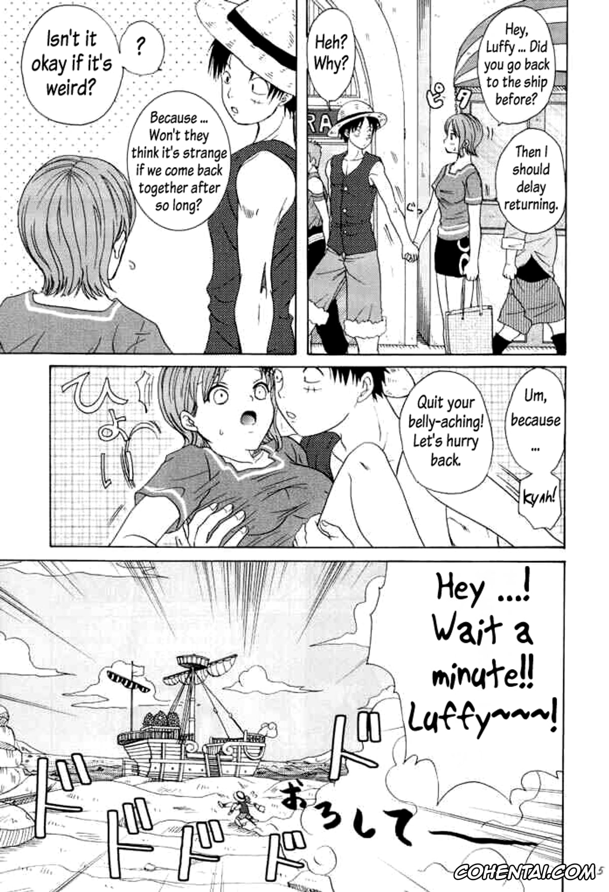 One Piece hentai, Monkey D. Luffy hentai, Nami hentai, Taiyou no Gravity (One Piece), pagina 24
