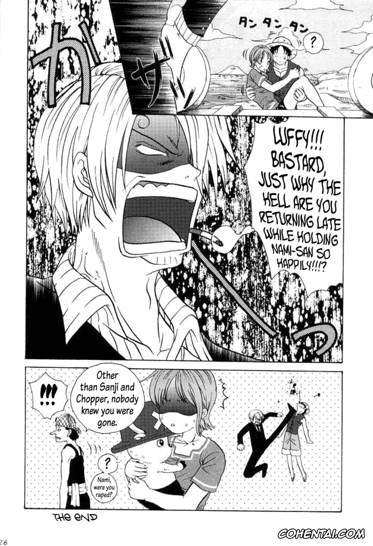 One Piece xxx, Monkey D. Luffy xxx, Nami xxx, Taiyou no Gravity (One Piece), pagina 25