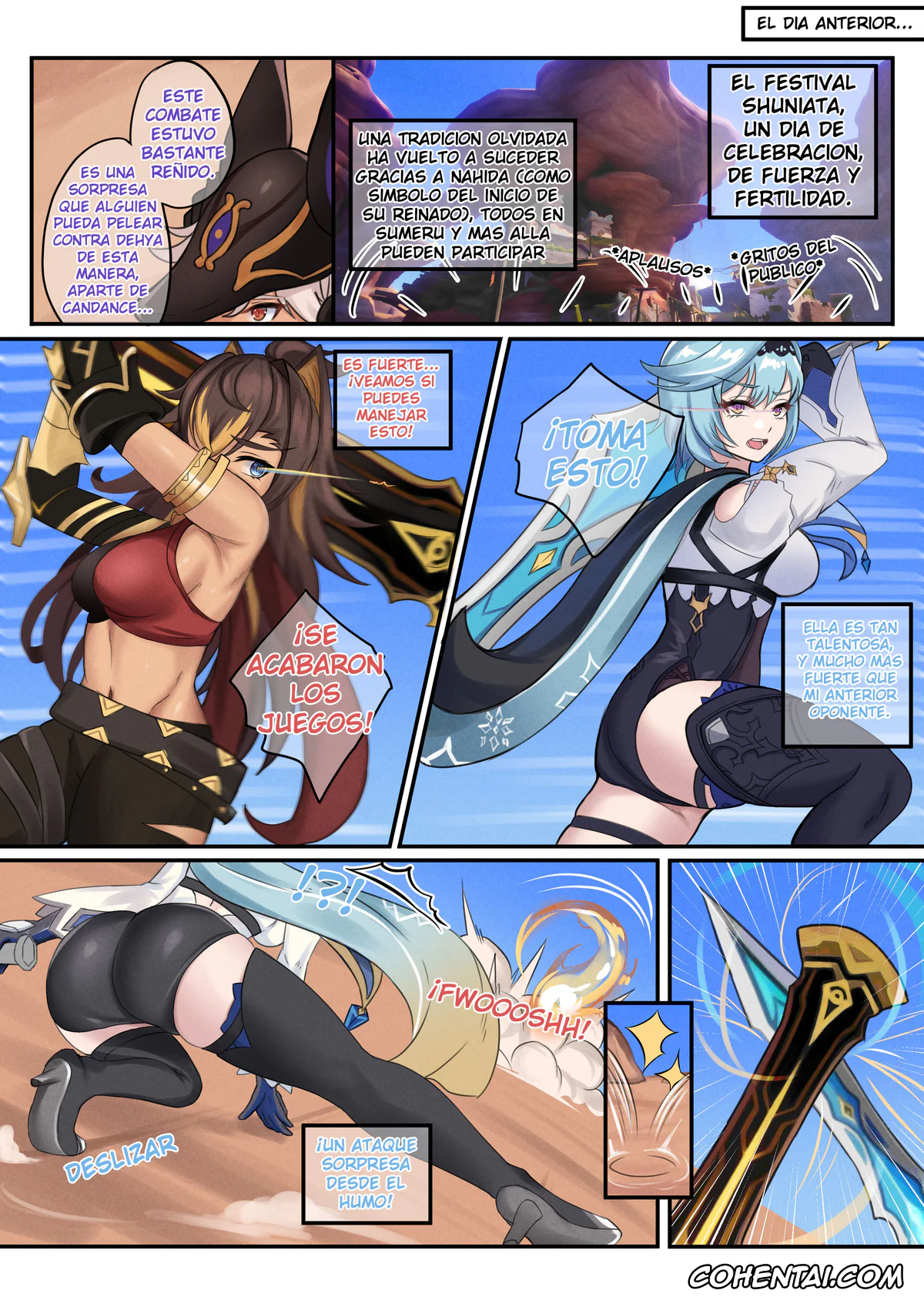 Genshin Impact xxx, Aether xxx, Dehya xxx, Eula Lawrence xxx, Hot and Cold Sunyata (Genshin Impact), pagina 4